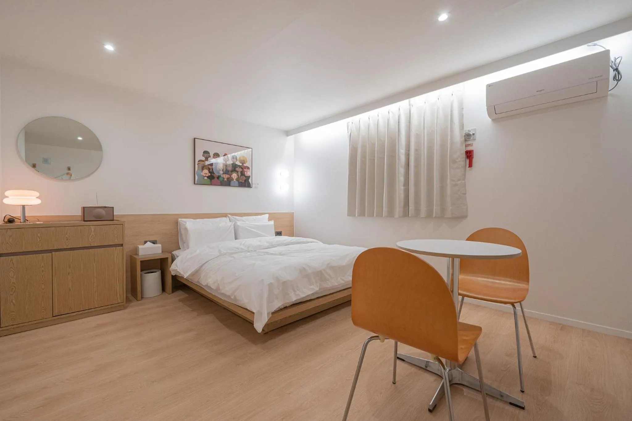 Bed in Aank Hotel Cheongju Uam 1st