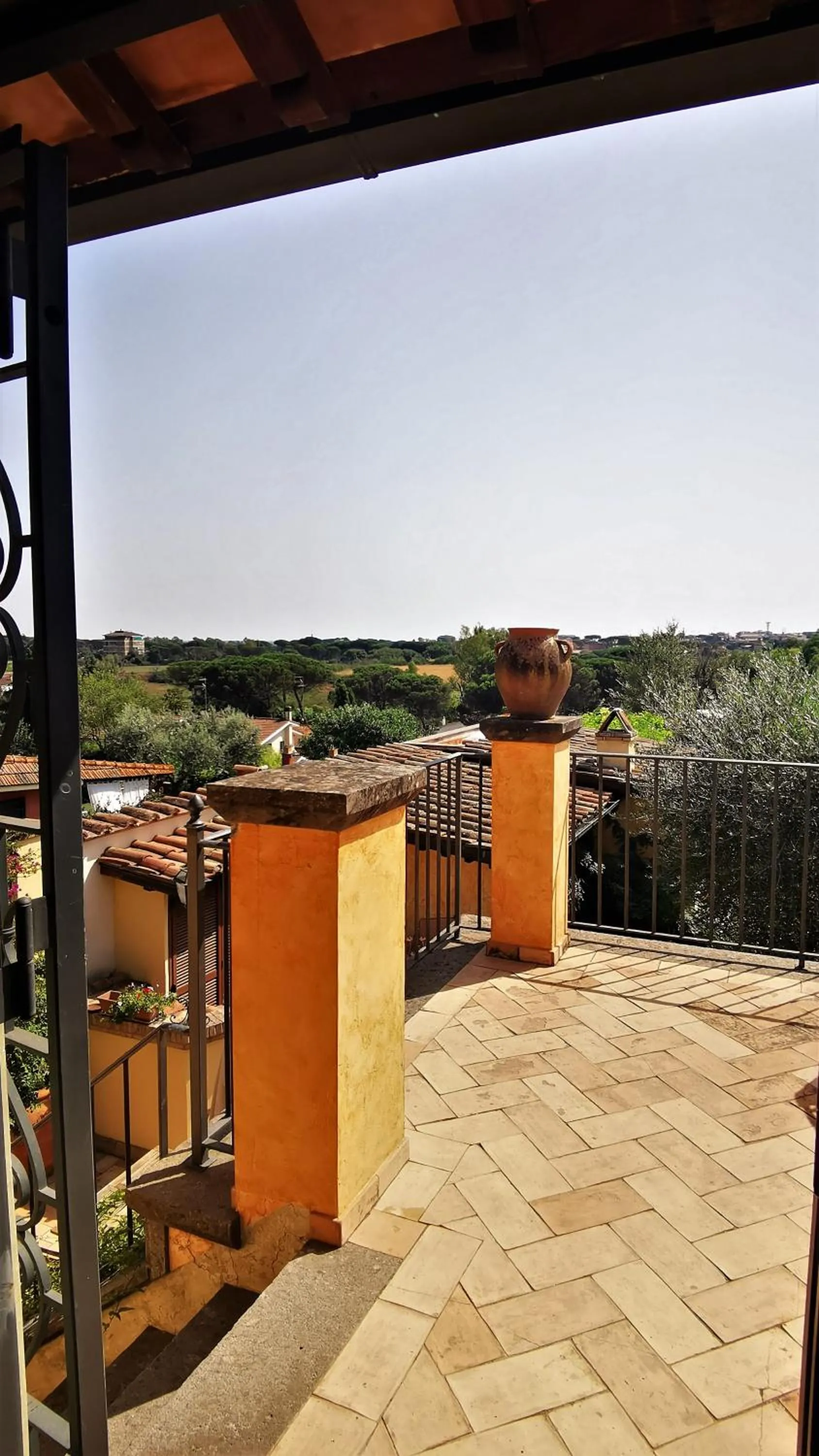 Balcony/Terrace in La Valle dei Casali B&B Green Boutique