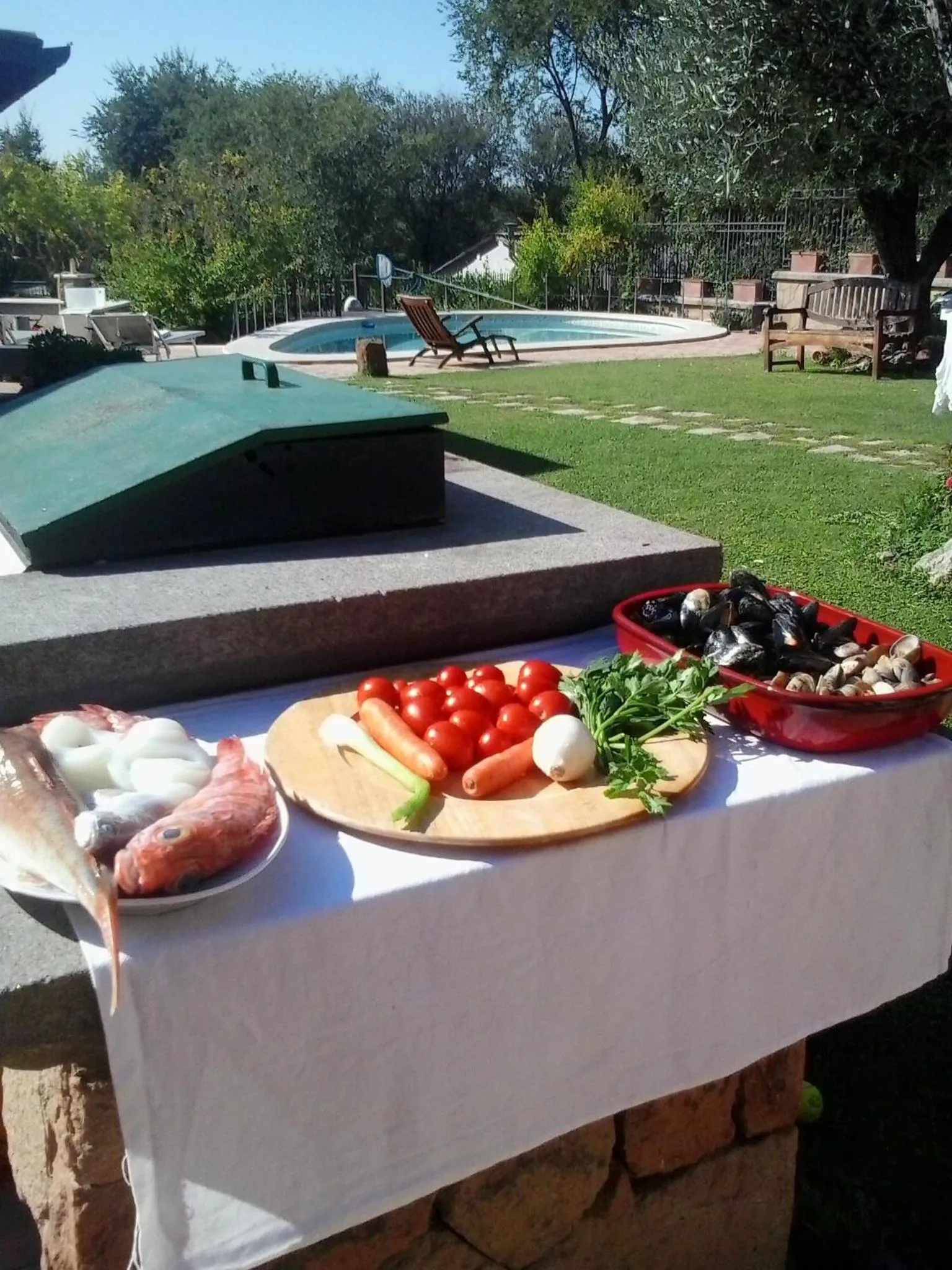 Lunch in La Valle dei Casali B&B Green Boutique
