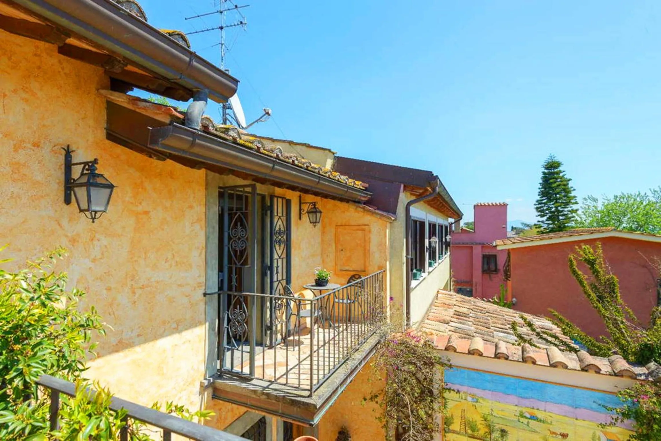 Balcony/Terrace in La Valle dei Casali B&B Green Boutique