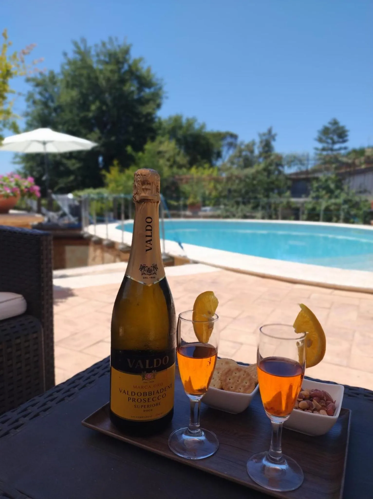 Swimming pool in La Valle dei Casali B&B Green Boutique