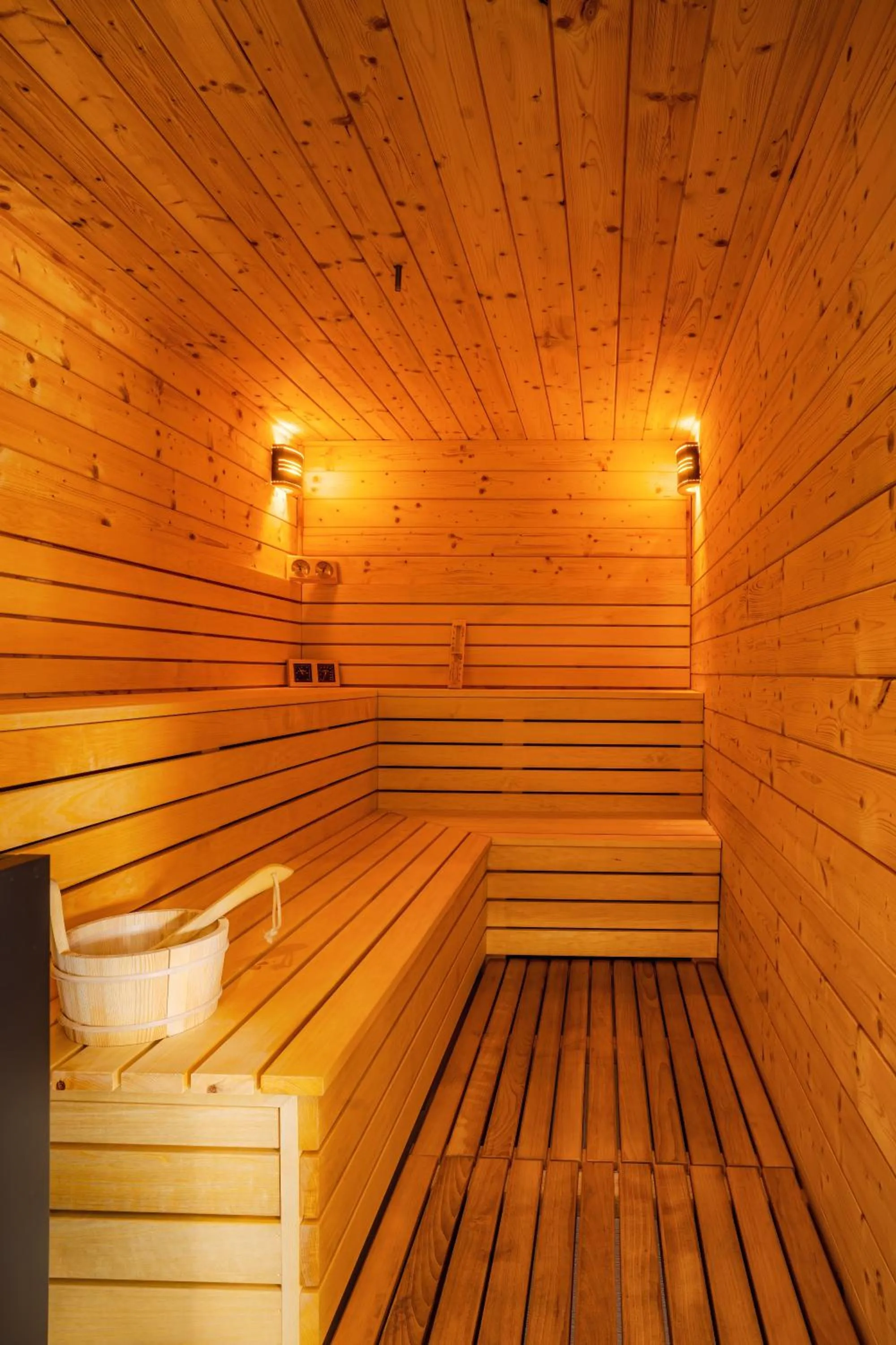 Sauna in Ikonik Spa Hotel