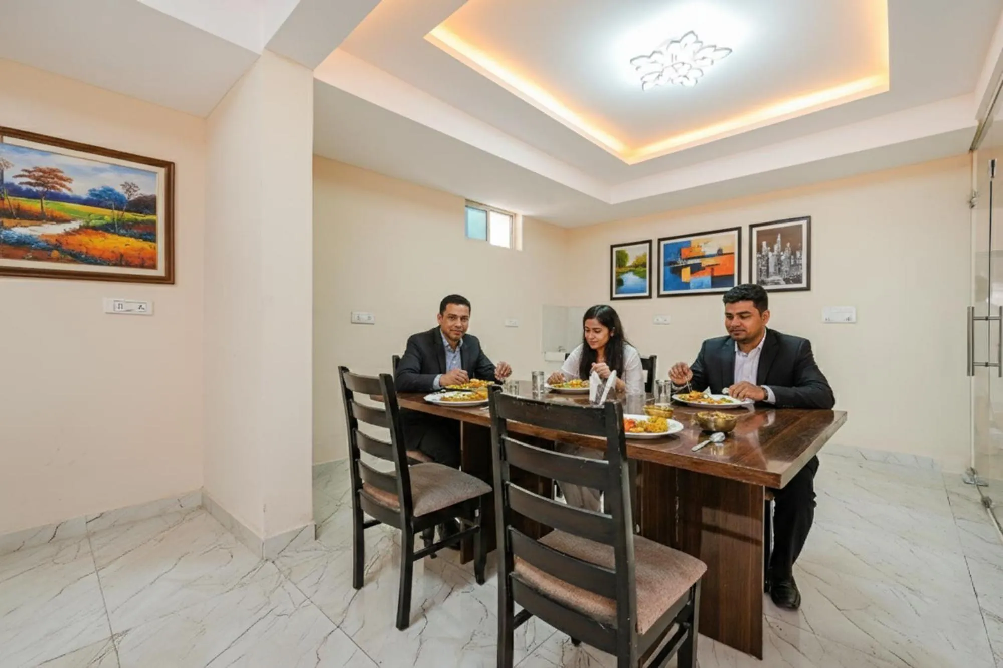 Restaurant/places to eat in FabHotel Crystal Suites - Near Marathahalli Junction