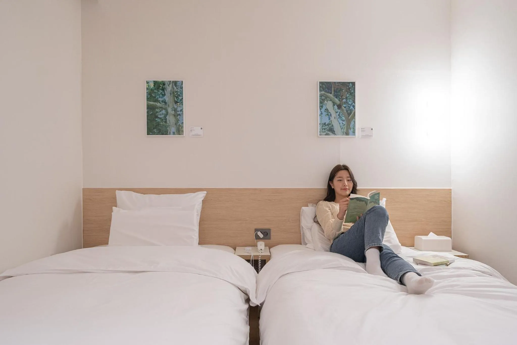 Bed in Anook Hotel Cheongju Uam 2nd