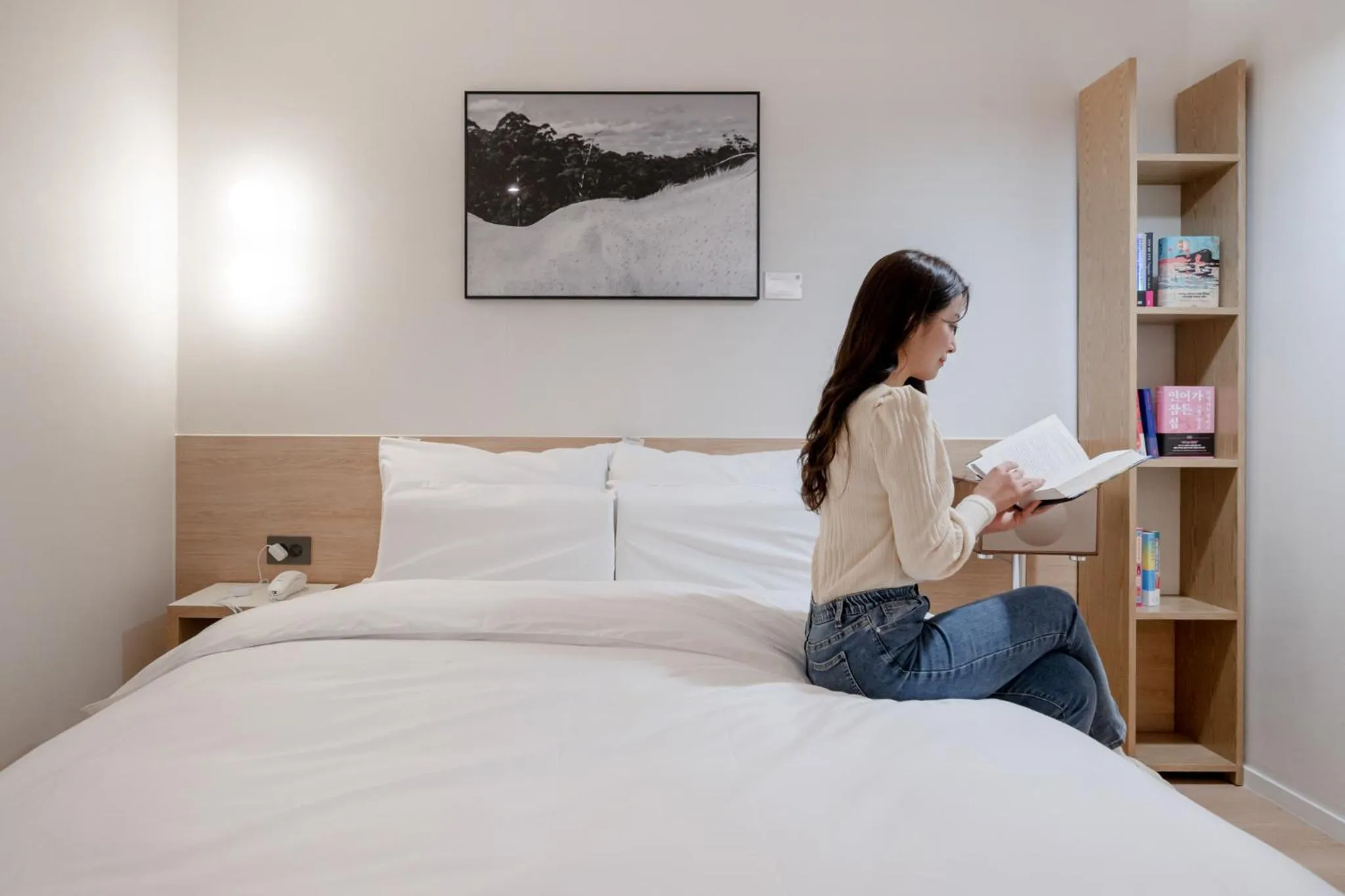 Bed in Anook Hotel Cheongju Uam 2nd