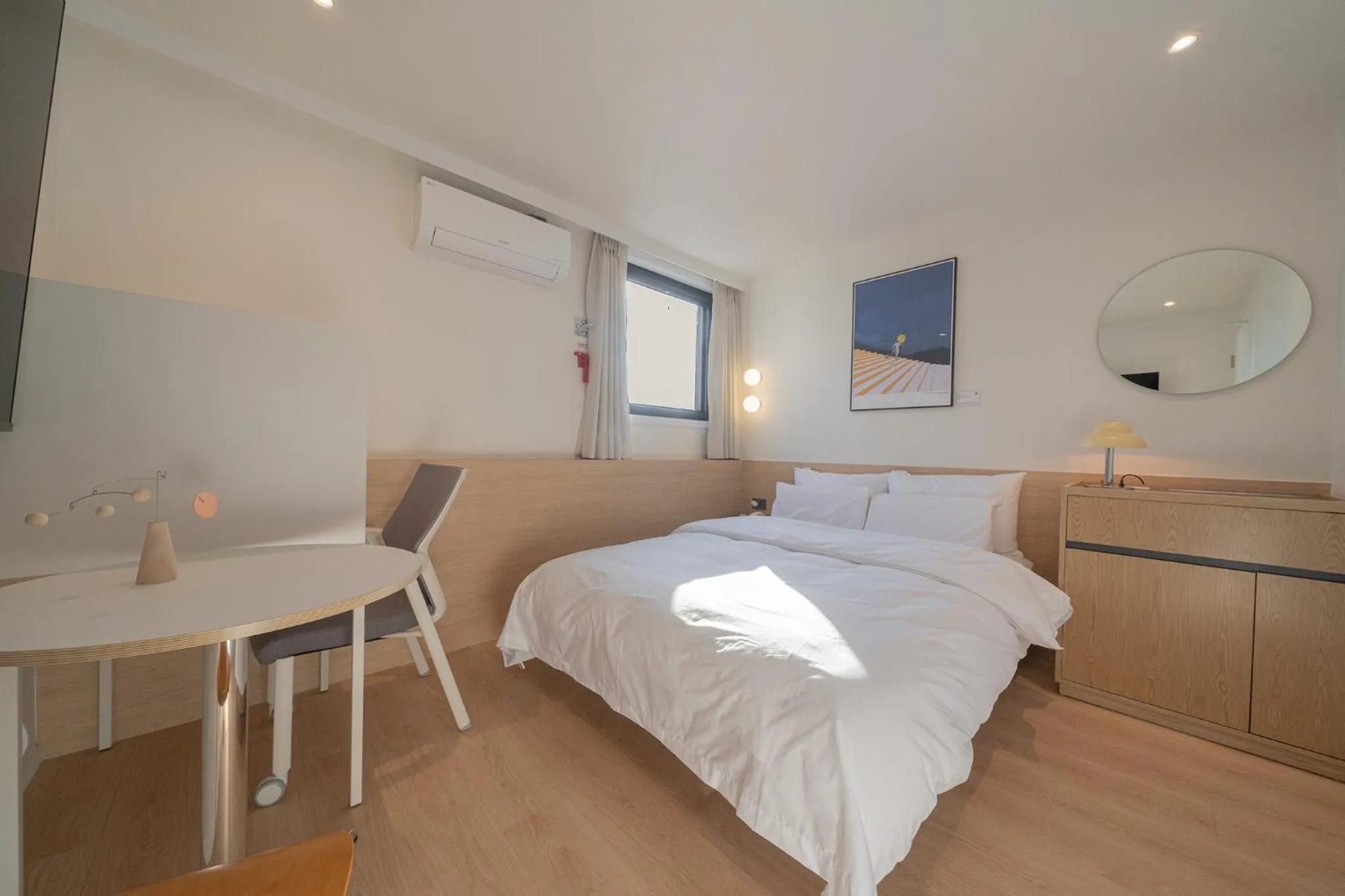 Bed in Anook Hotel Cheongju Uam 2nd