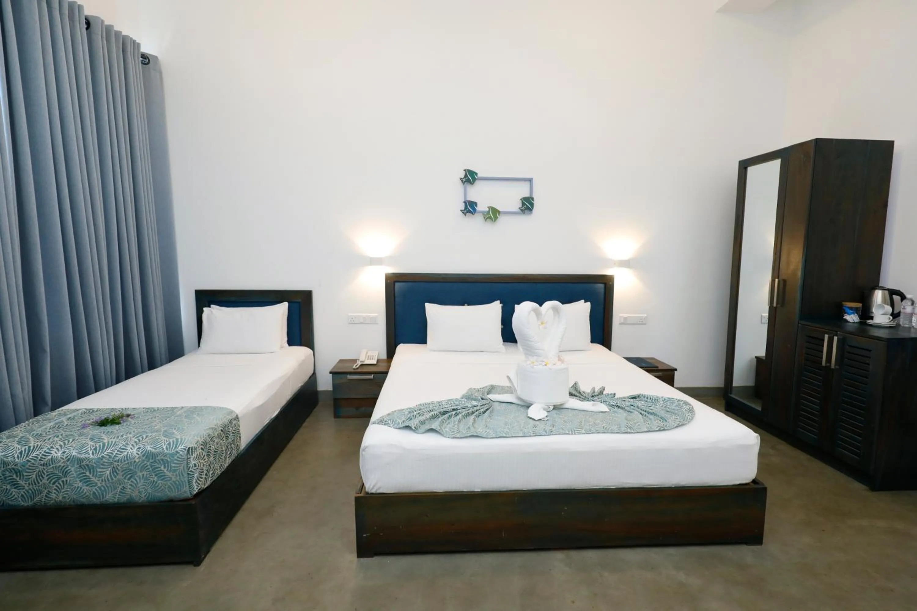 Bed in Somerset Mirissa Blue