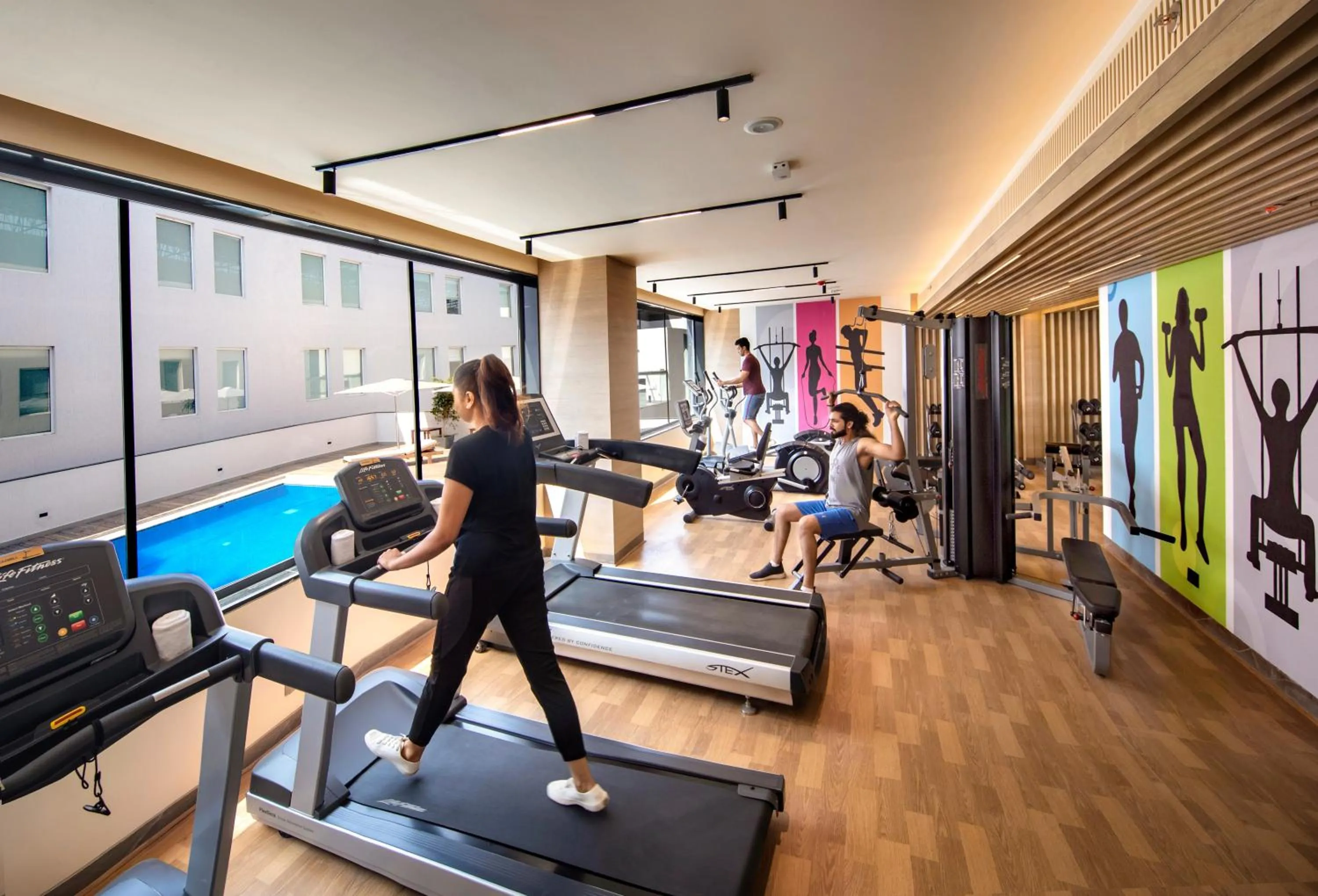 Fitness centre/facilities in O by Tamara Coimbatore