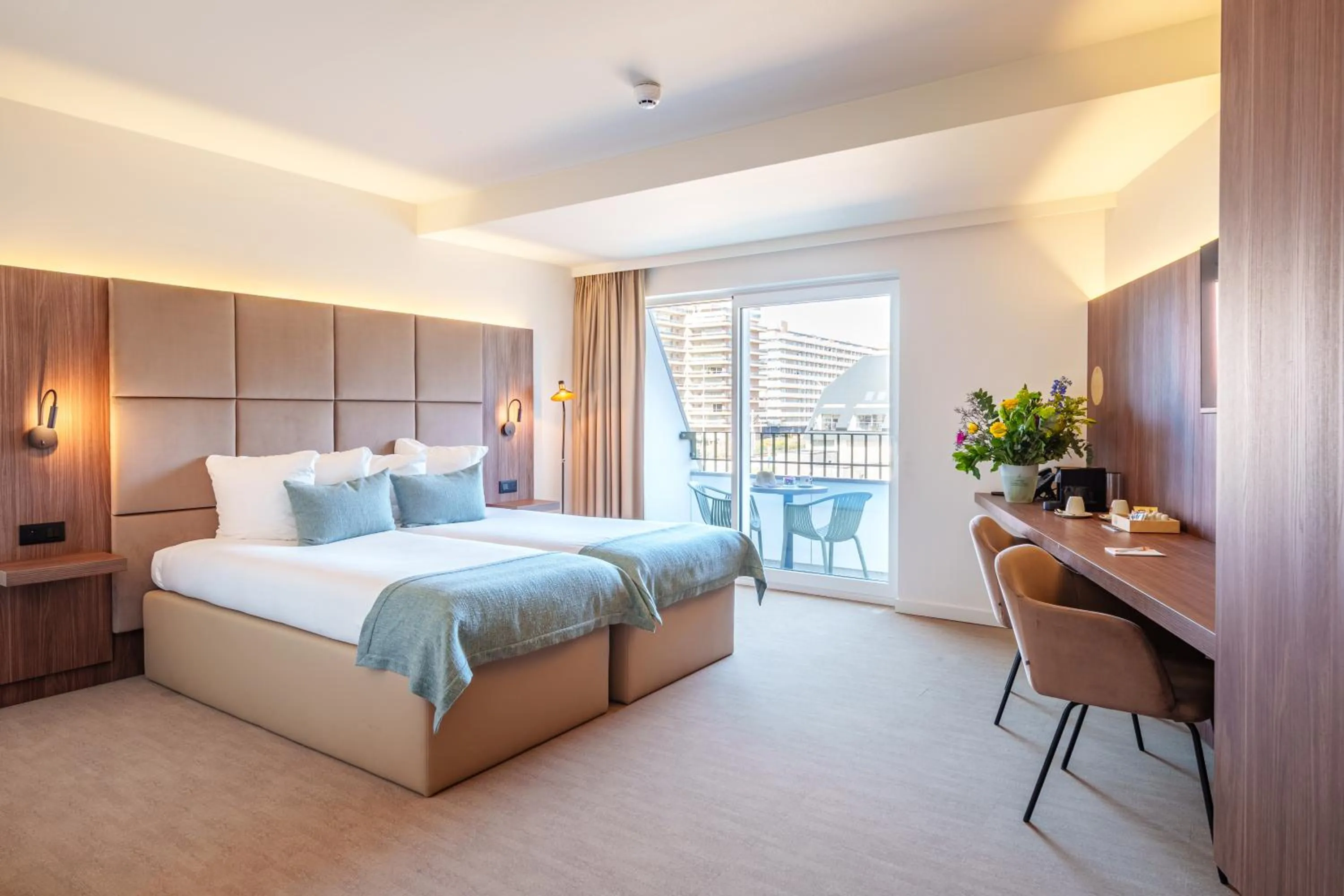 Bedroom, Bed in Dune Hotel Nieuwpoort