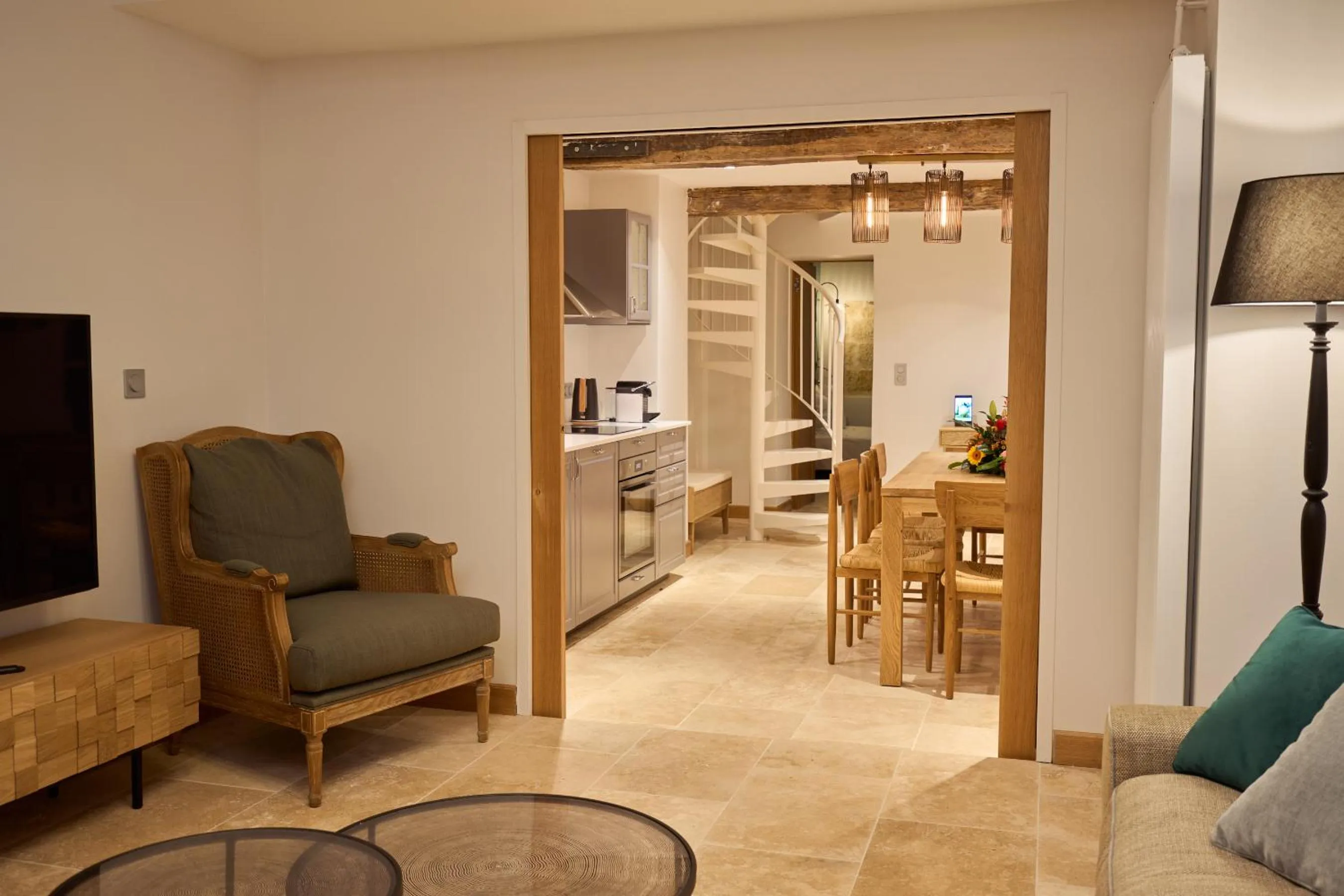 Living room in Domaine de la Commanderie de Ballan