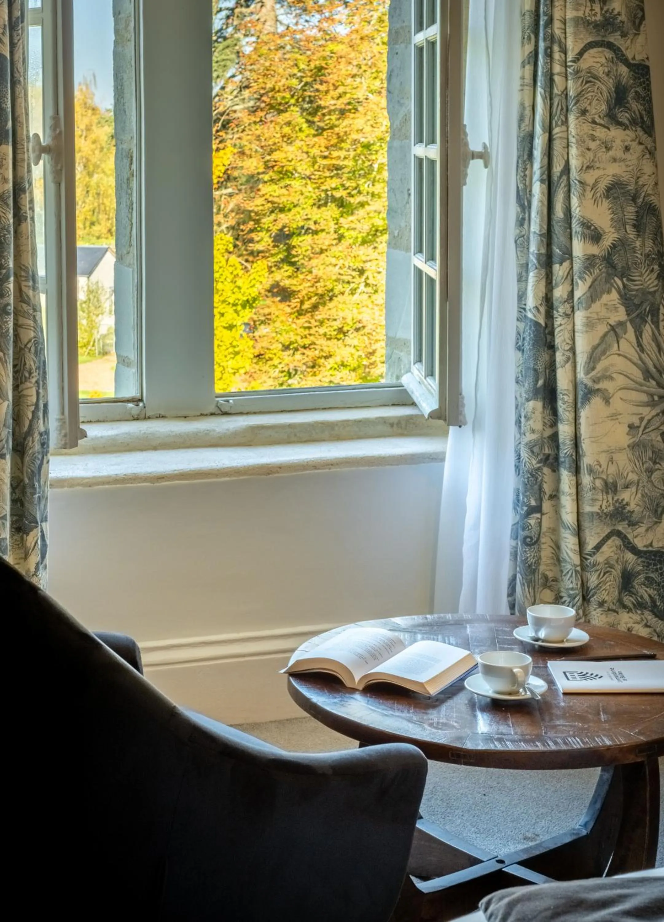 Garden view in Domaine de la Commanderie de Ballan