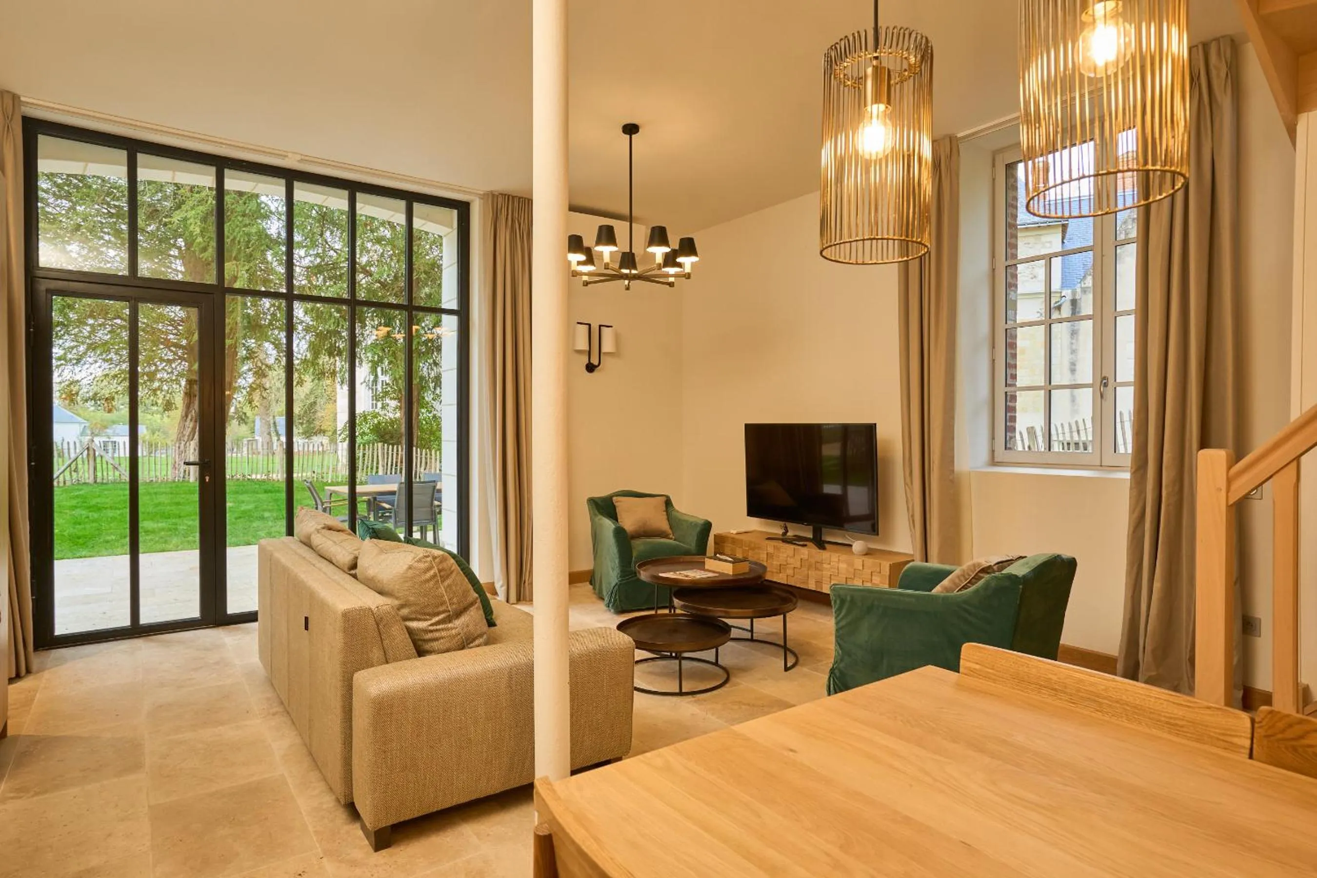Living room in Domaine de la Commanderie de Ballan