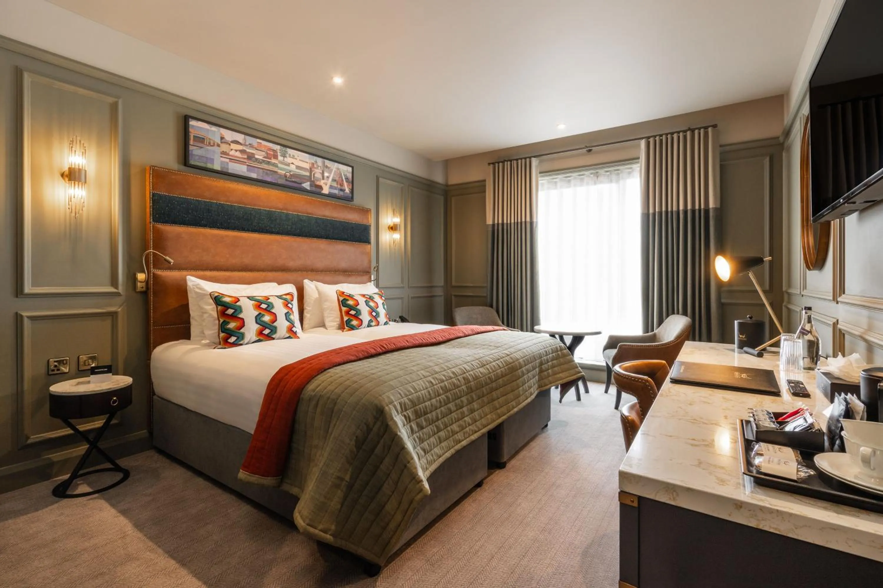 Bed in The Ebrington Hotel