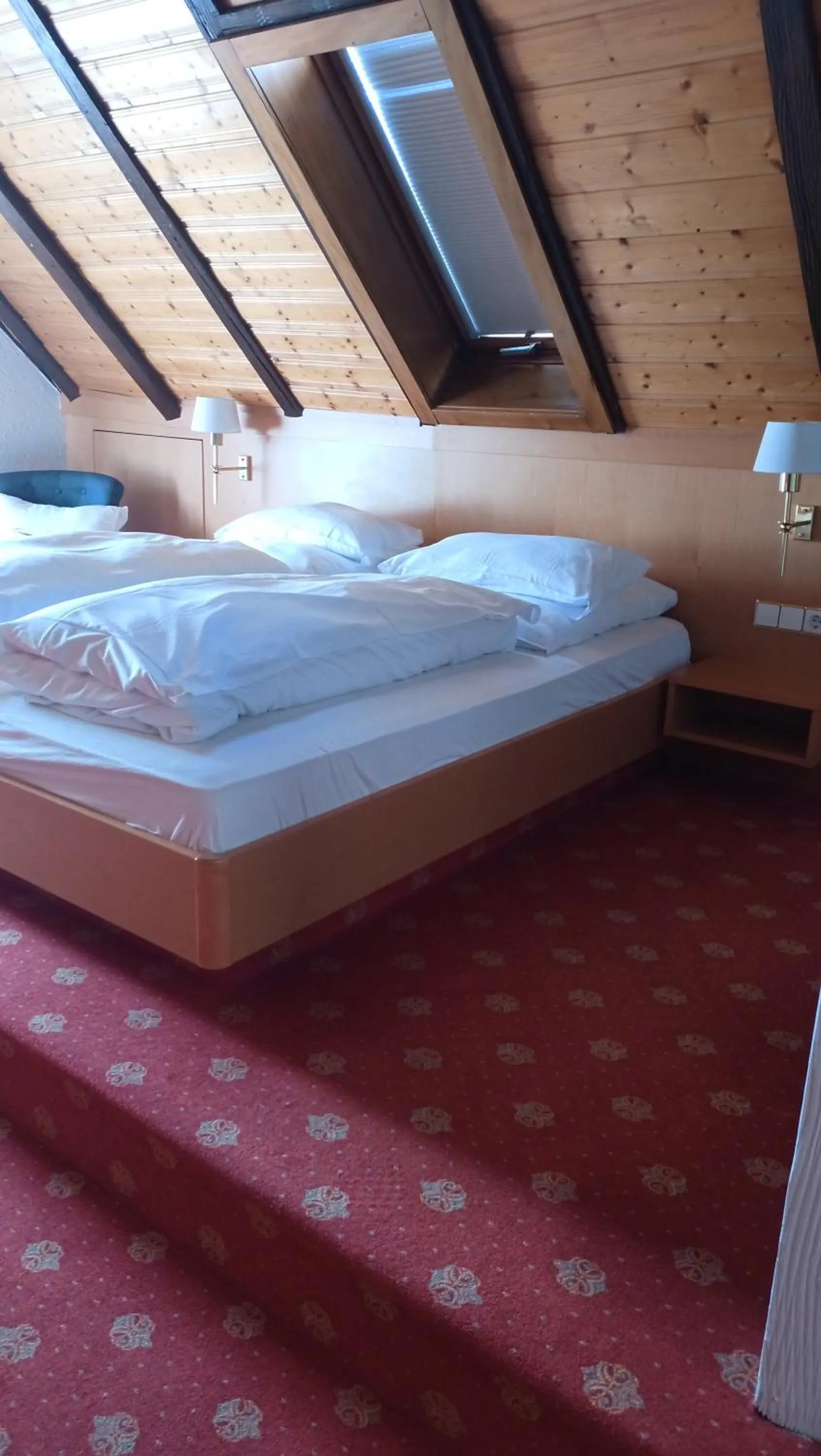Photo of the whole room, Bed in Gasthof Hirsch