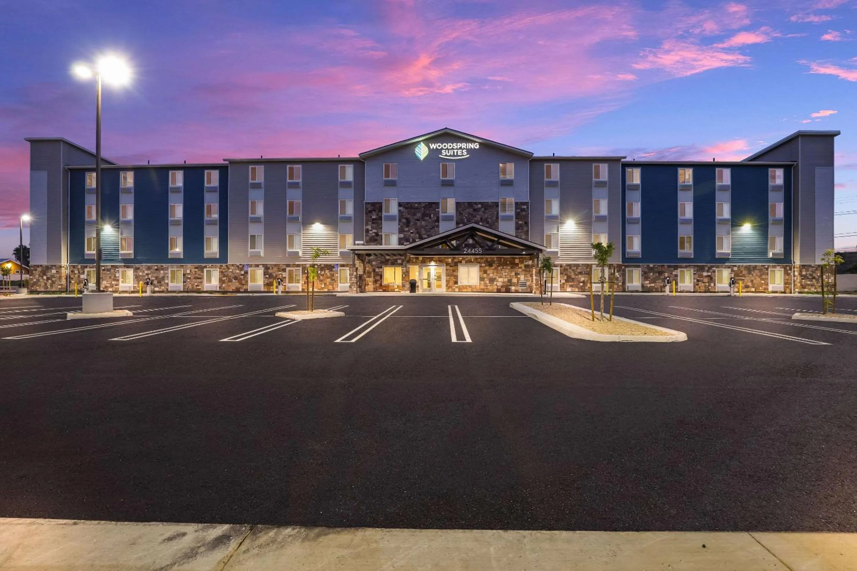 Property building in WoodSpring Suites Moreno Valley