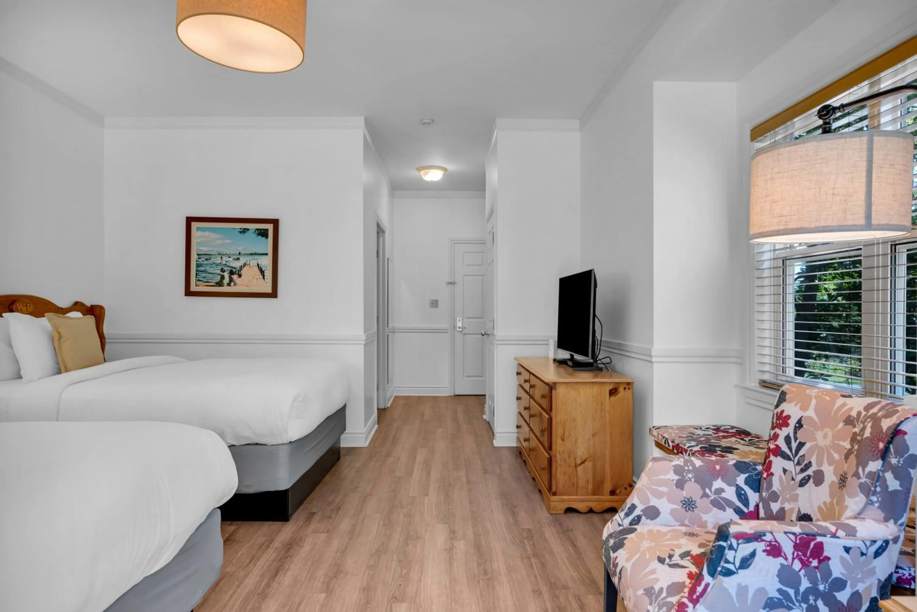 Bed in White Point Beach Resort