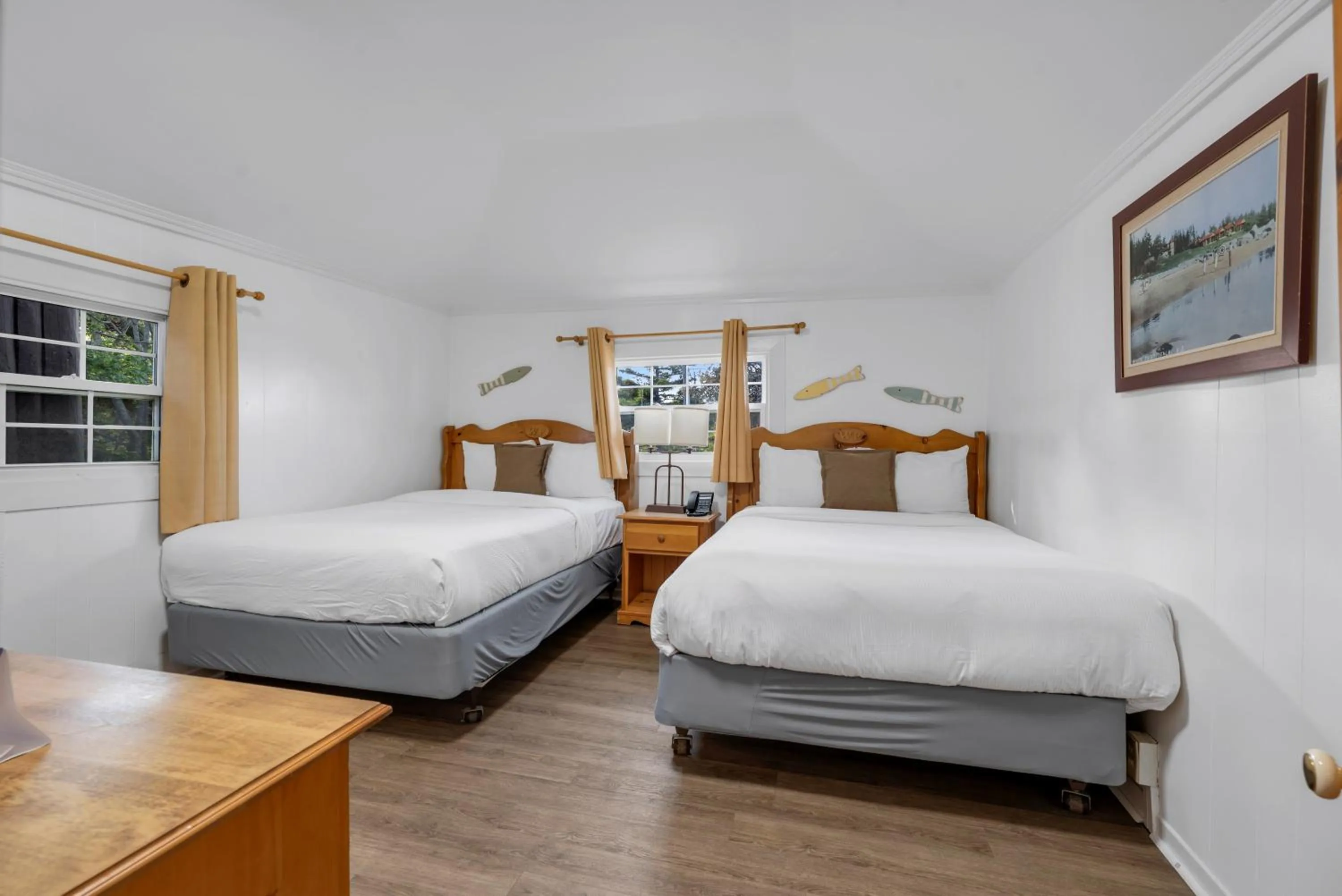 Bed in White Point Beach Resort