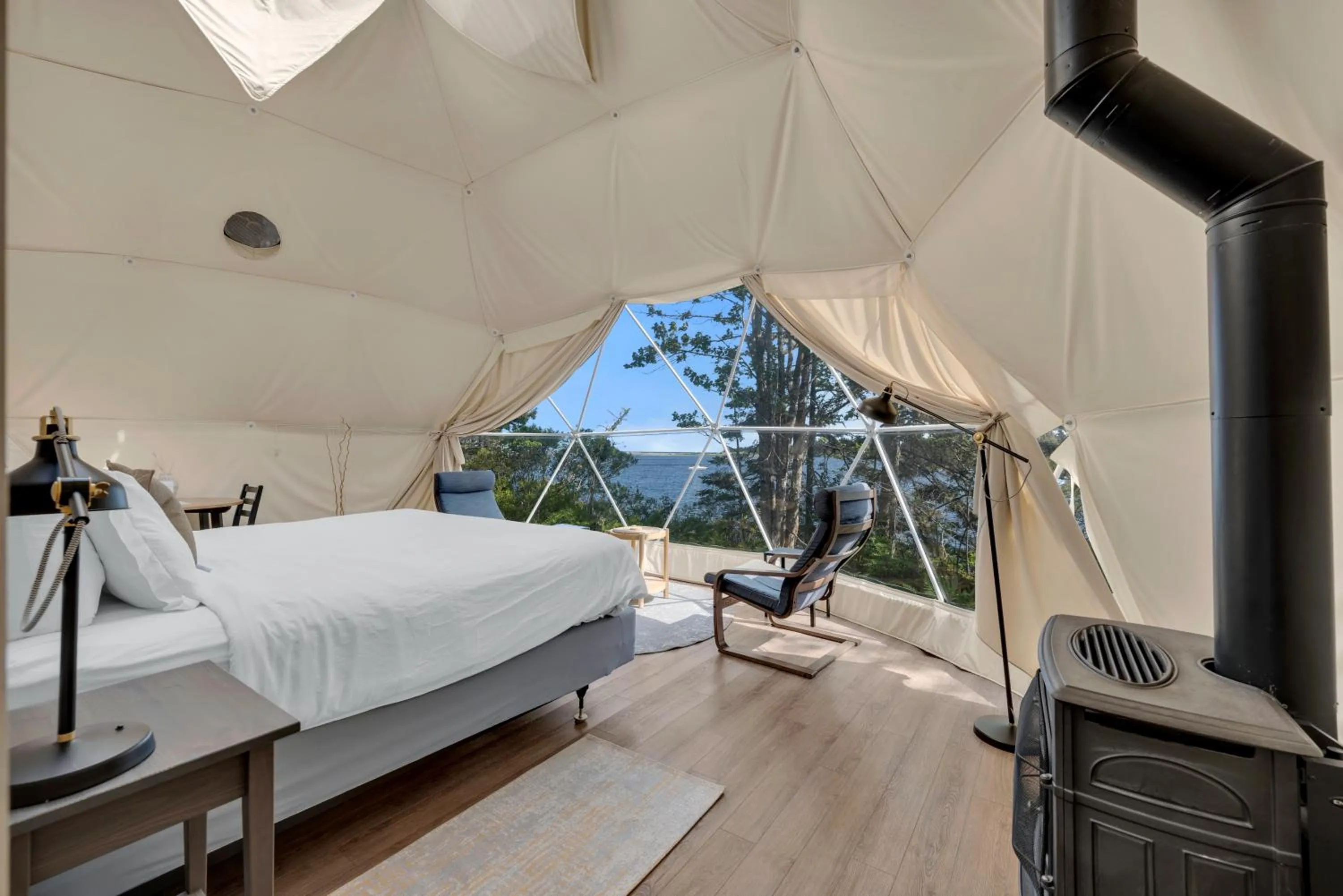 Bed in White Point Beach Resort