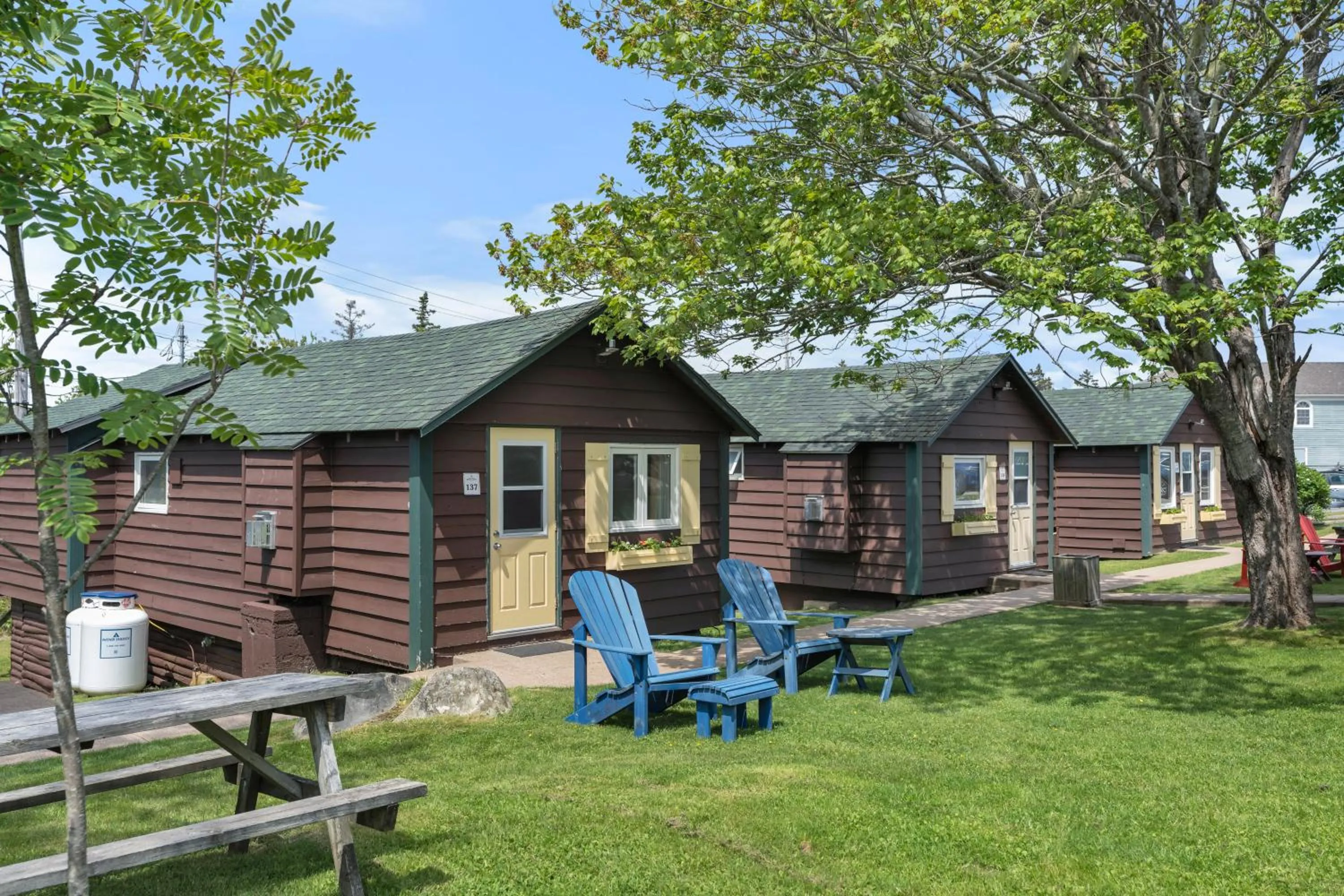 Bird's eye view in White Point Beach Resort