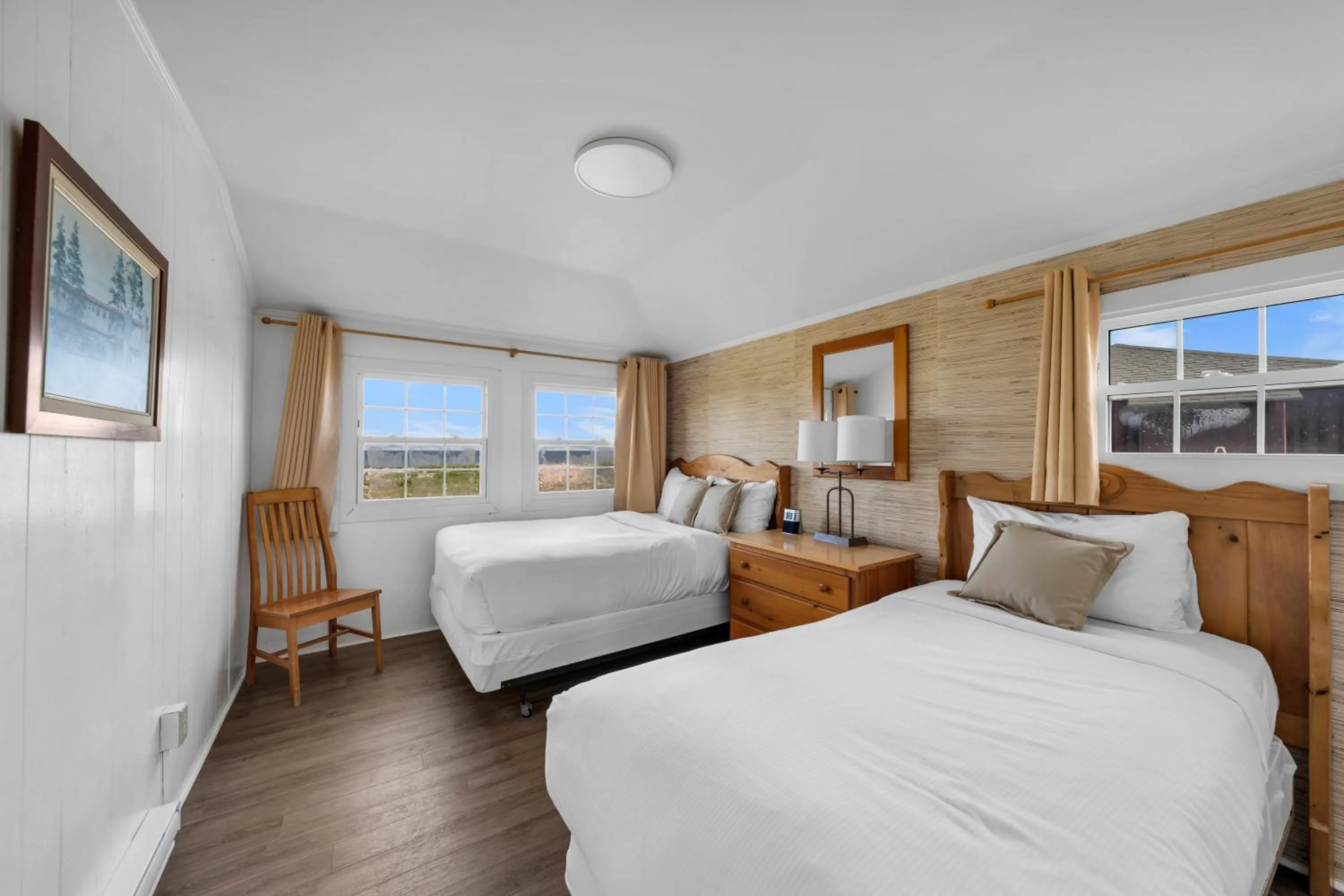 Bed in White Point Beach Resort