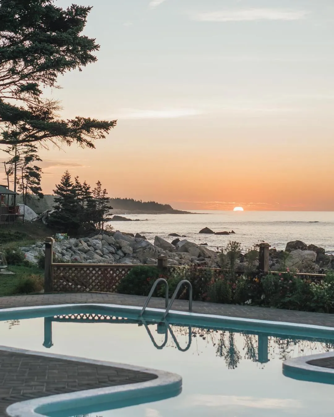 Swimming pool in White Point Beach Resort
