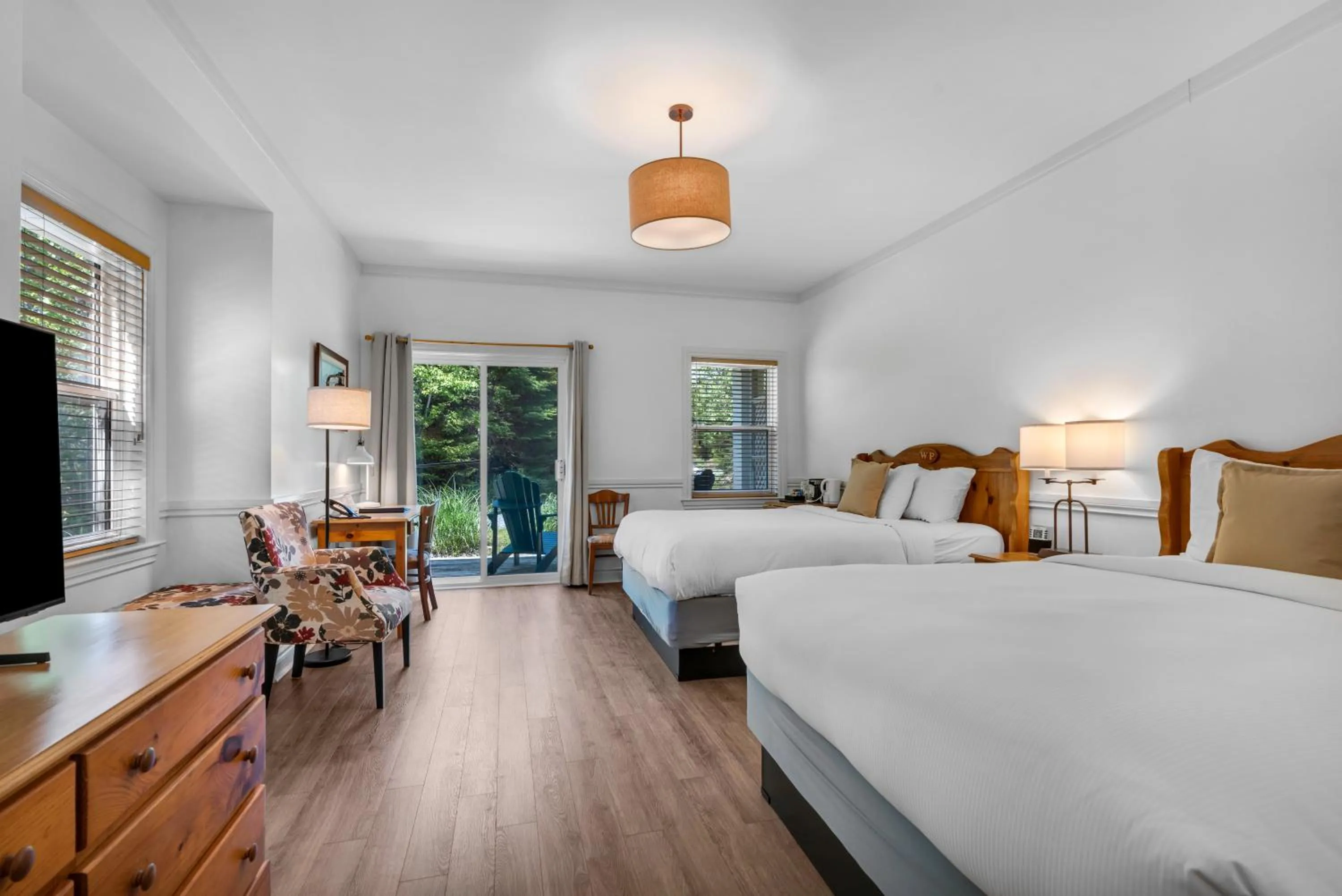 Bed in White Point Beach Resort