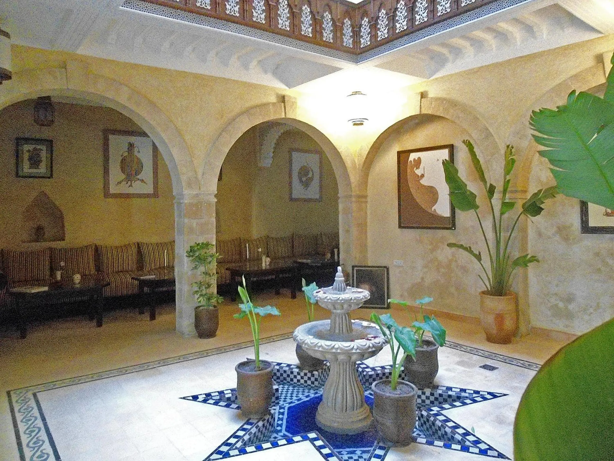 Lobby or reception in Hotel Riad Ben Atar