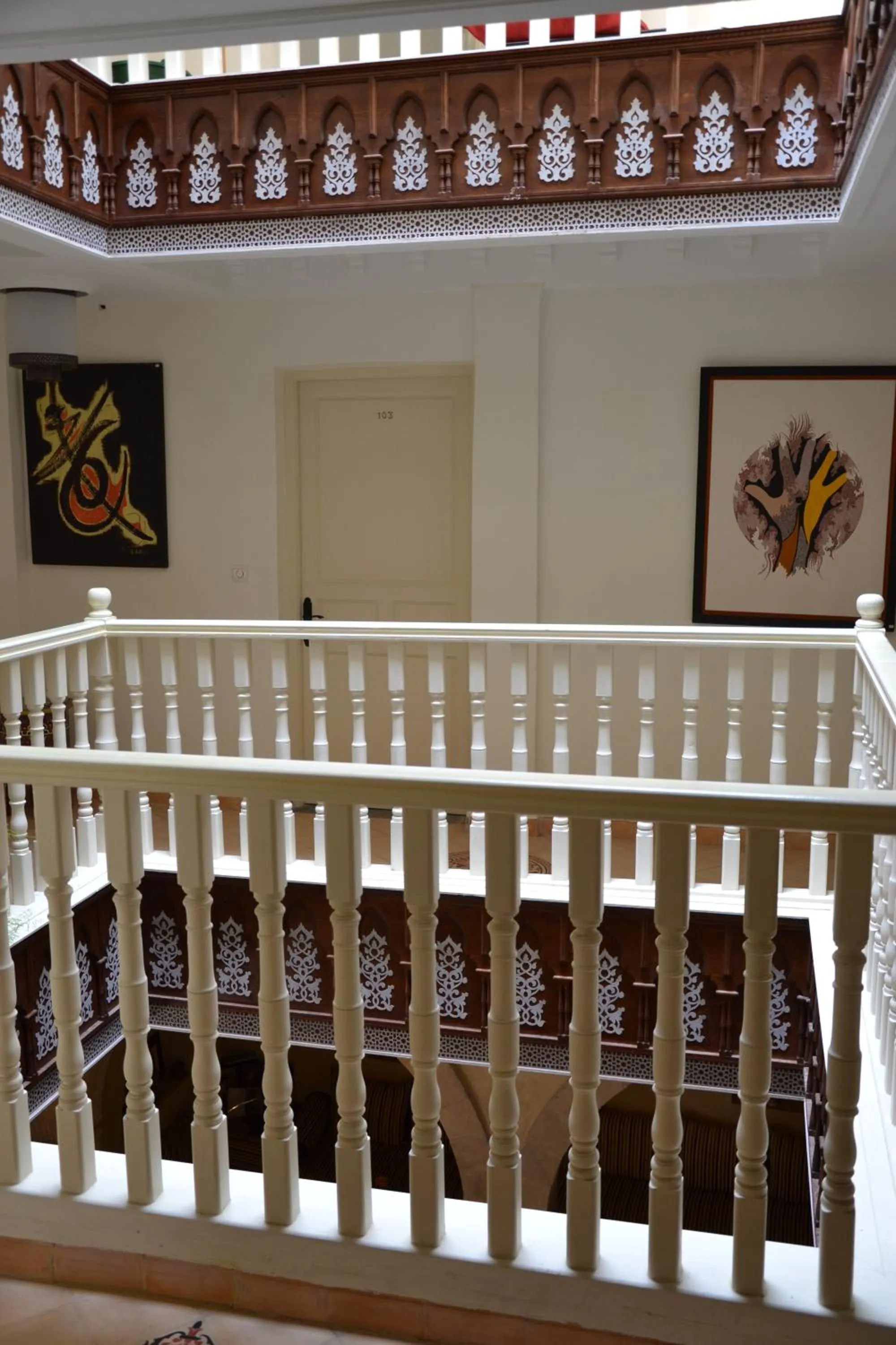 Decorative detail in Hotel Riad Ben Atar