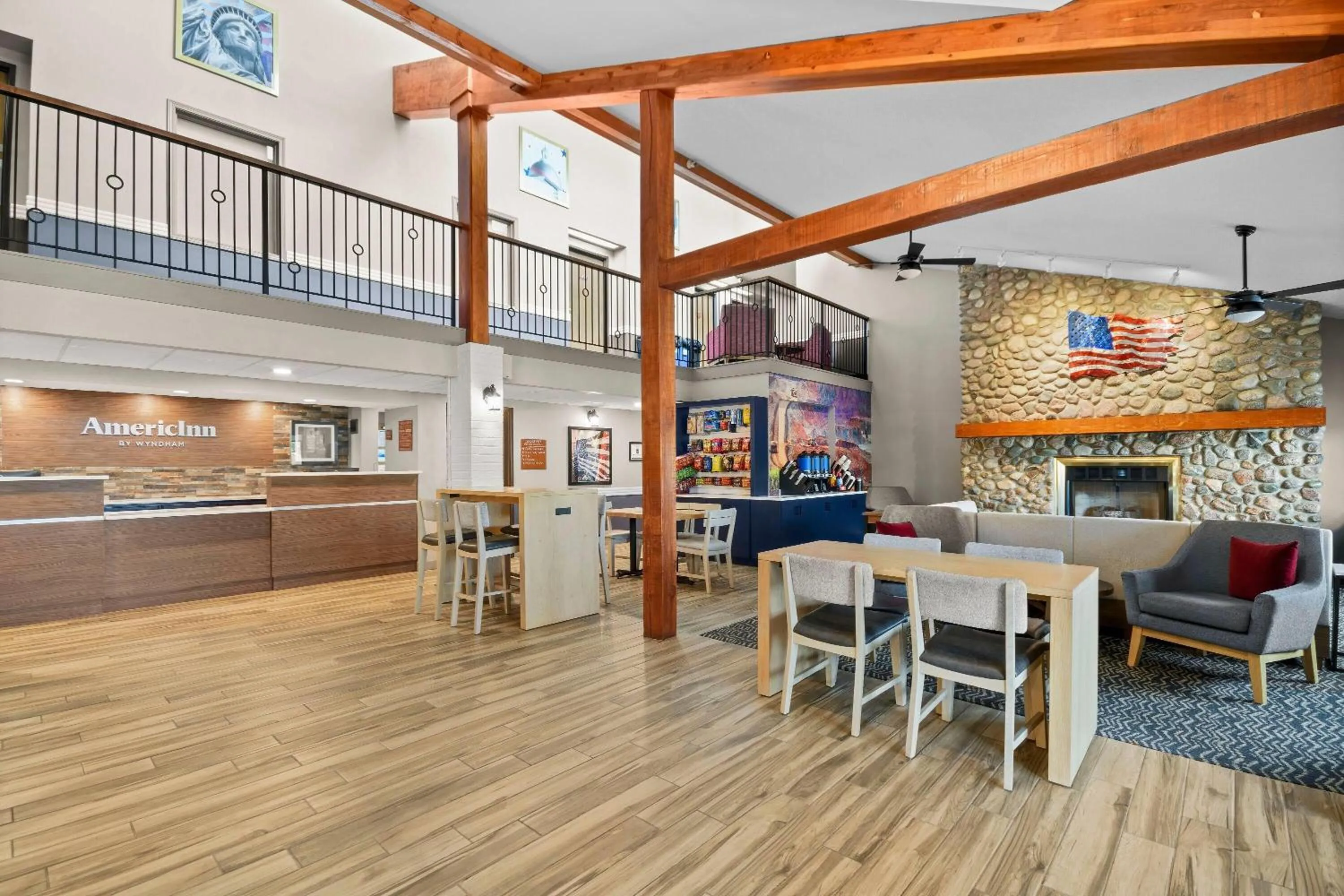 Lobby or reception in AmericInn by Wyndham Virginia