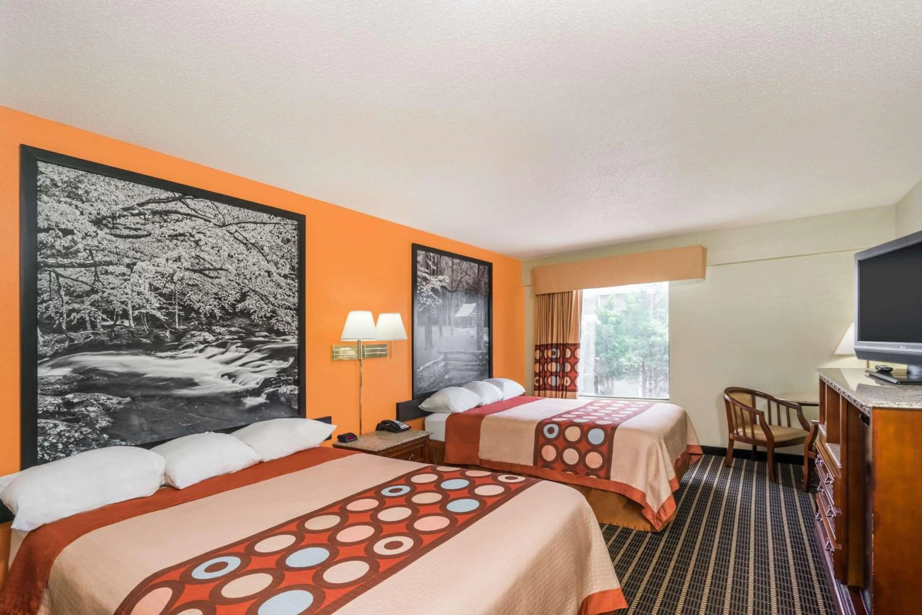 Photo of the whole room, Bed in Super 8 by Wyndham Dandridge