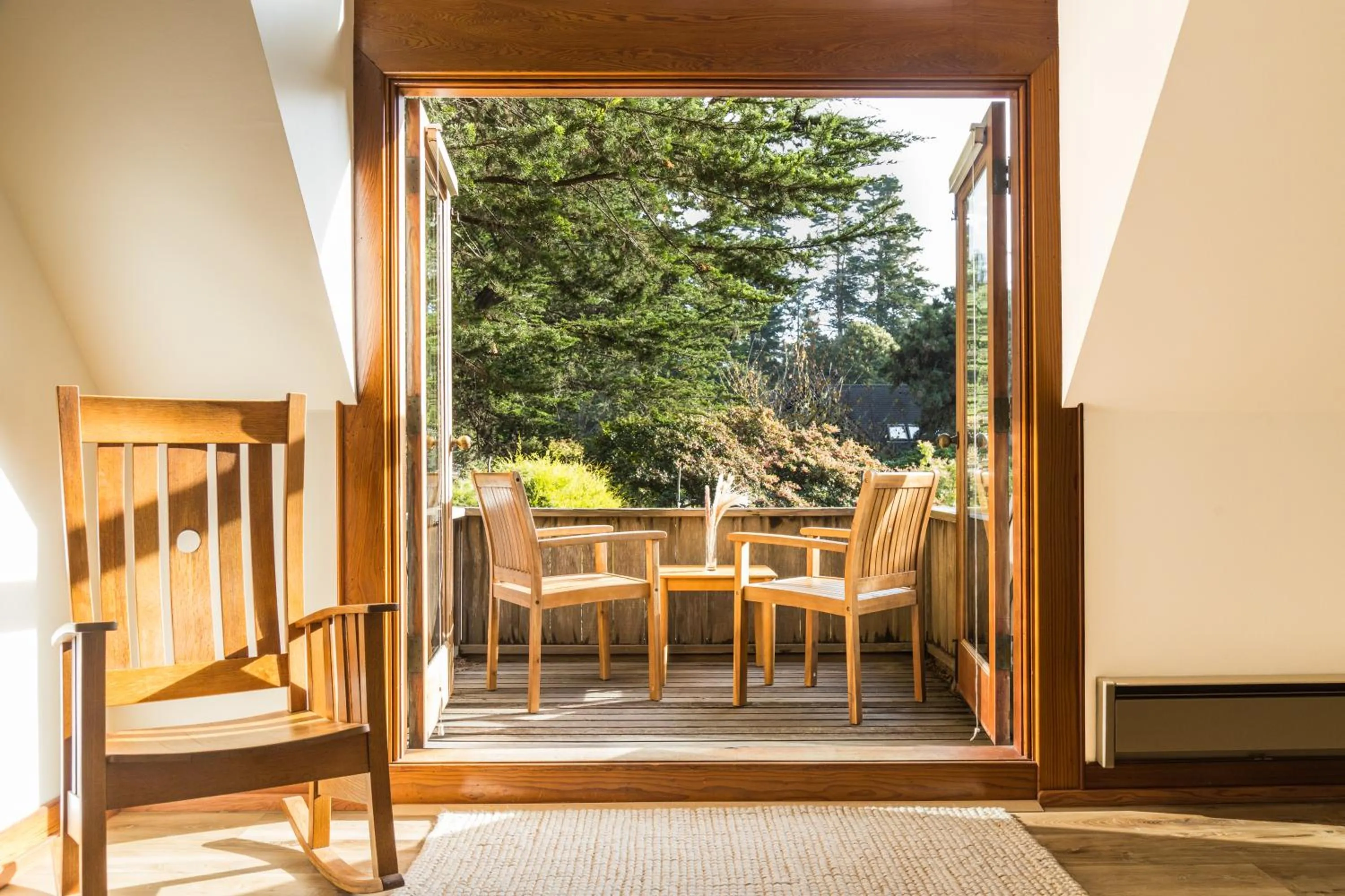 Patio in SCP Mendocino Inn and Farm