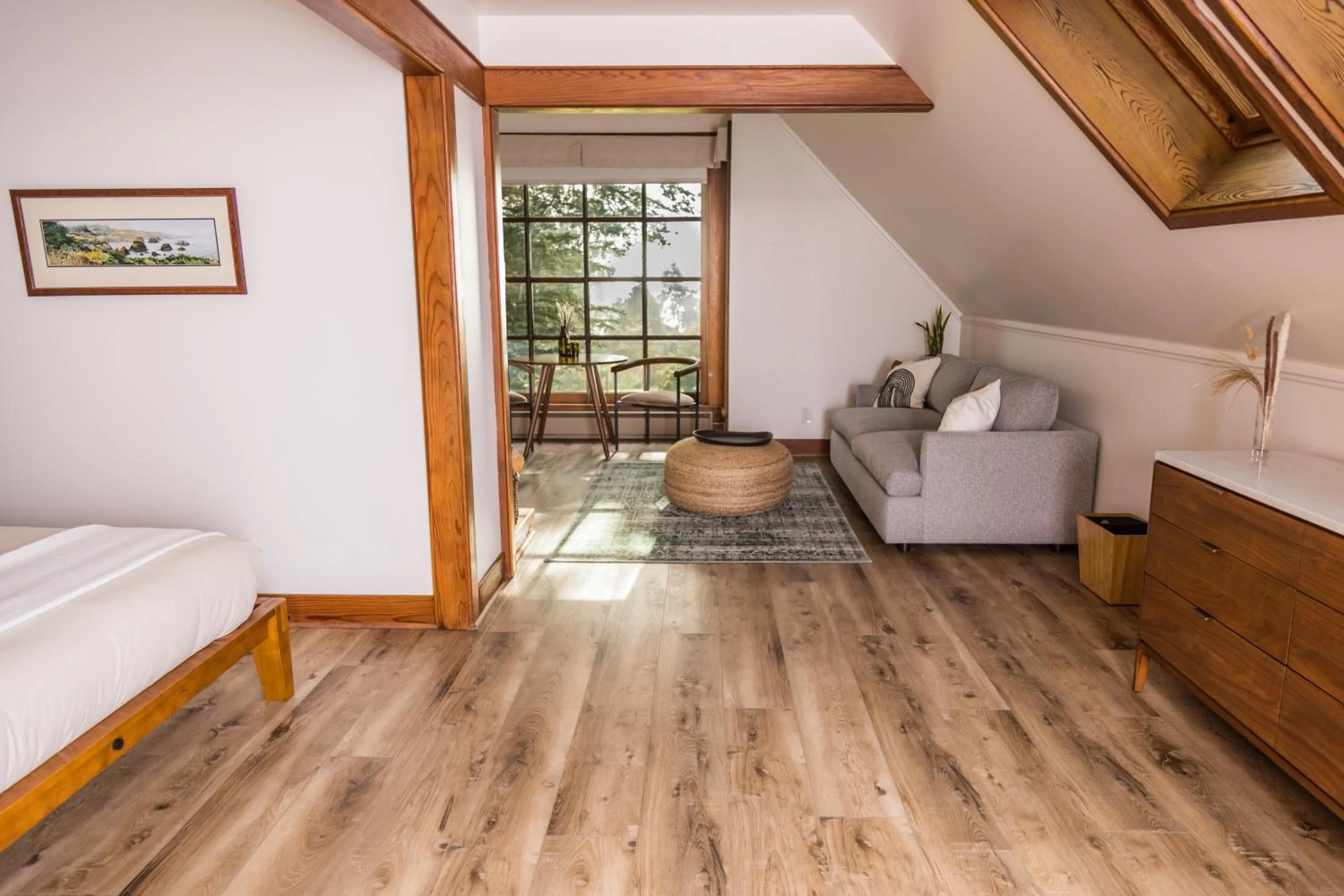 Photo of the whole room, Bed in SCP Mendocino Inn and Farm