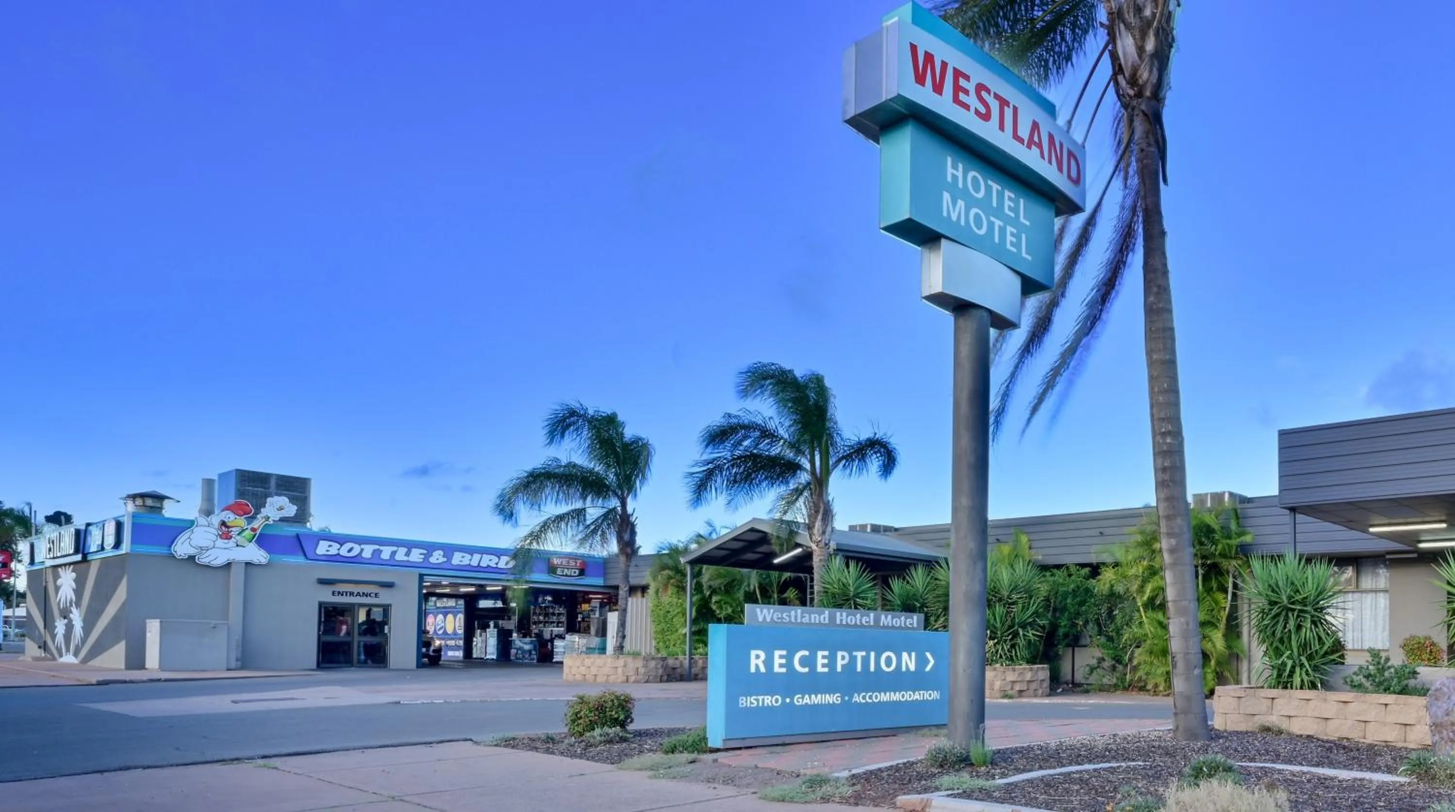Property building in Westland Hotel Motel