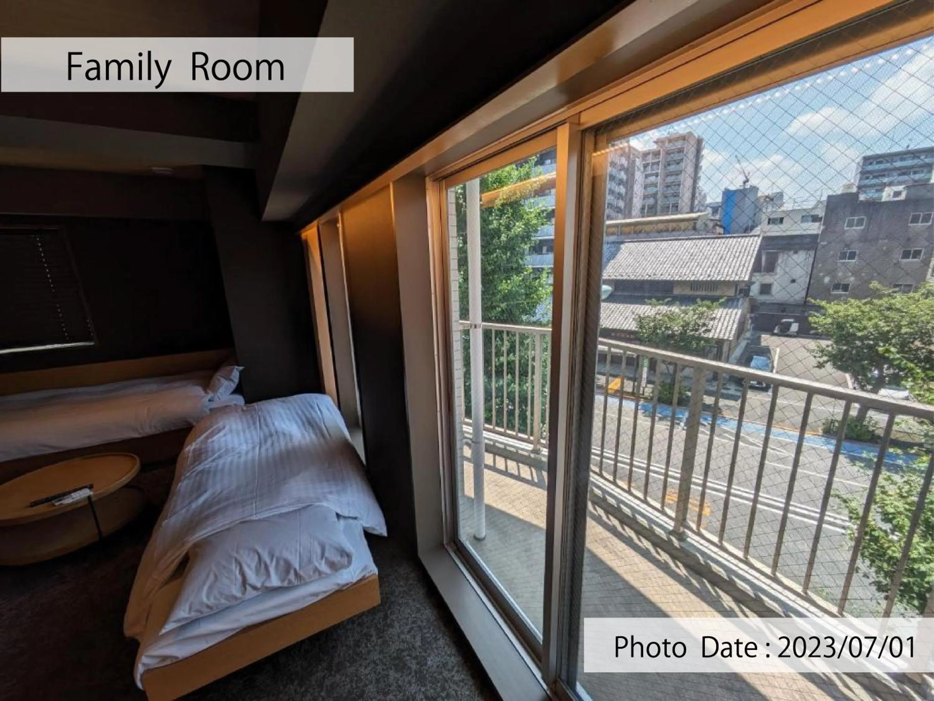 Balcony/Terrace, Bed in HOTEL TOMOS ASAKUSA