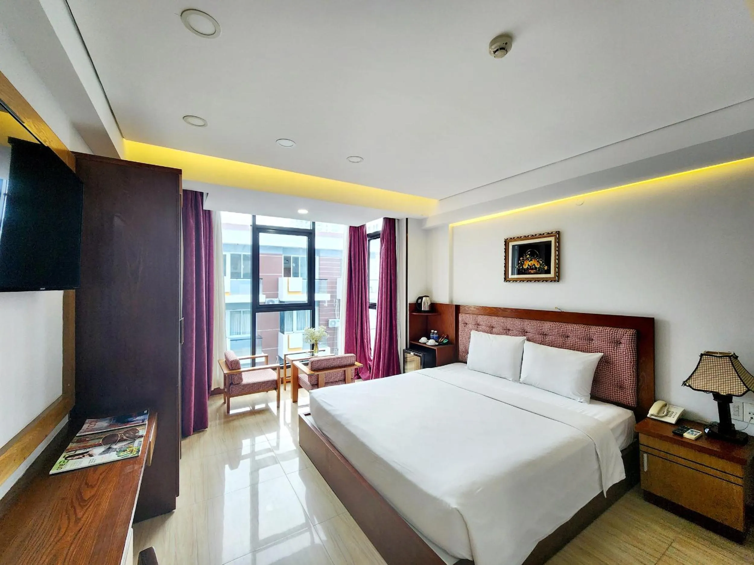 Bed in Happy Light Central Nha Trang