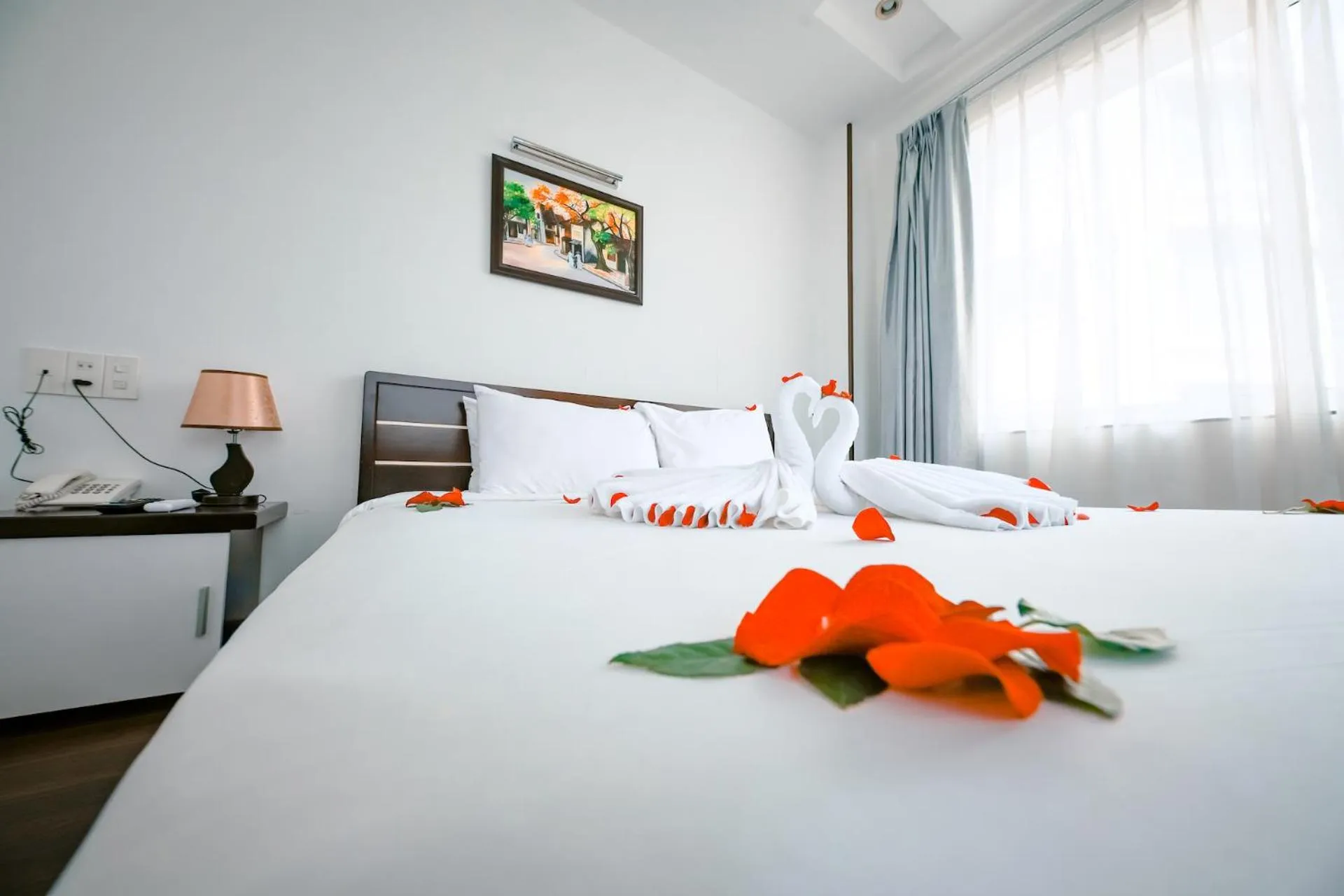 Bed in Happy Light Central Nha Trang