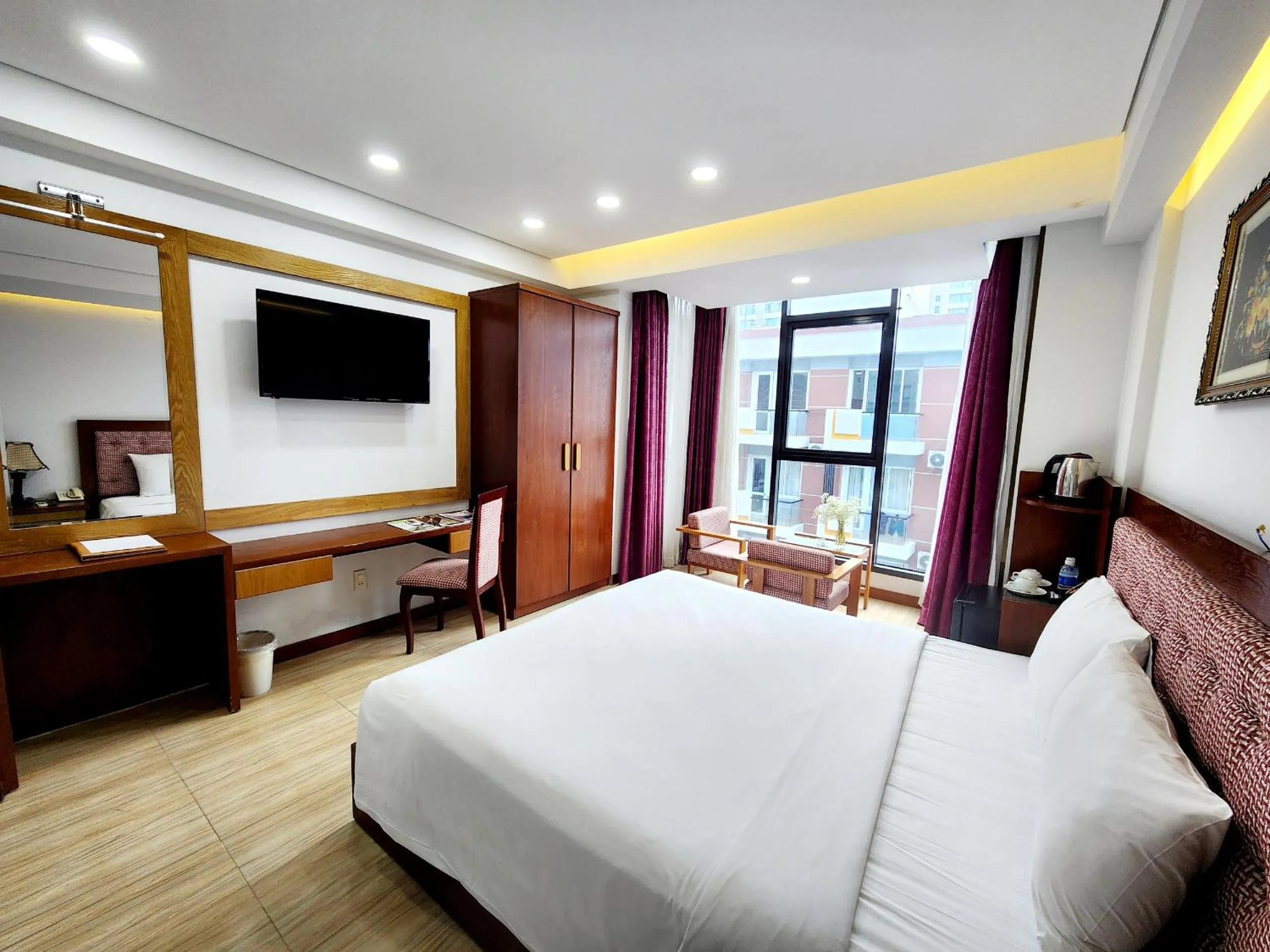 Bed in Happy Light Central Nha Trang