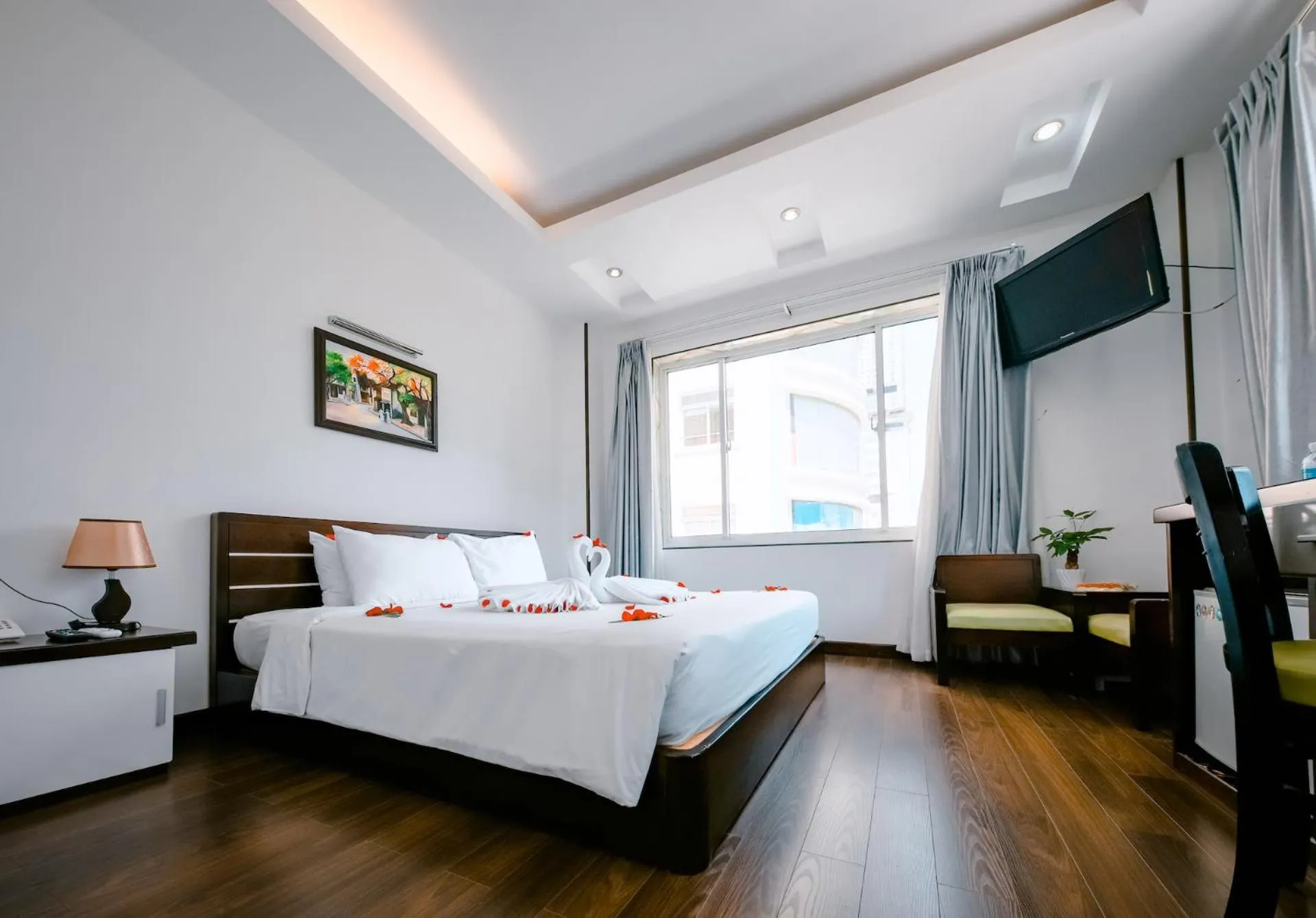 Patio, Bed in Happy Light Central Nha Trang