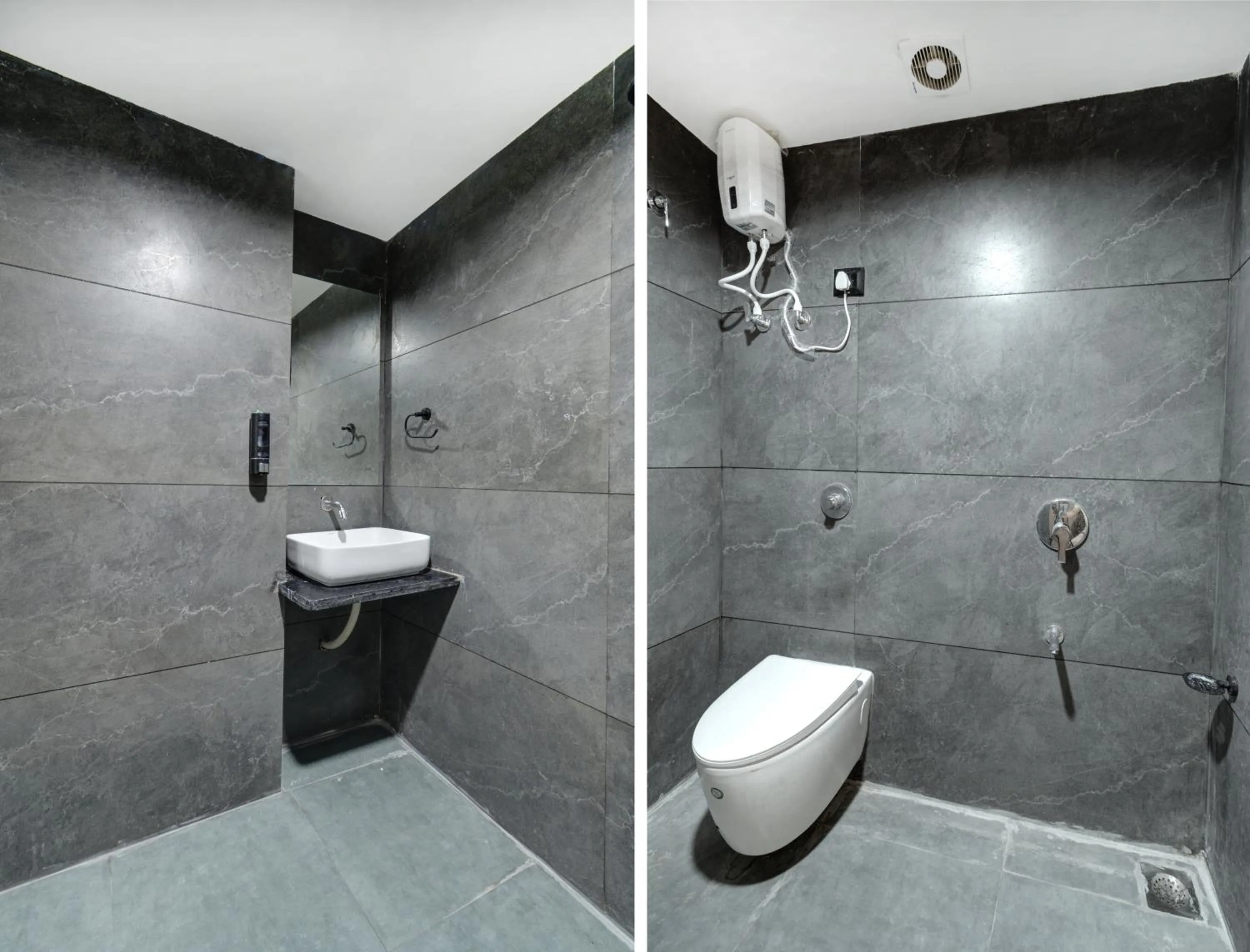 Shower in Hotel Royal Ican Sindhubhavan Road