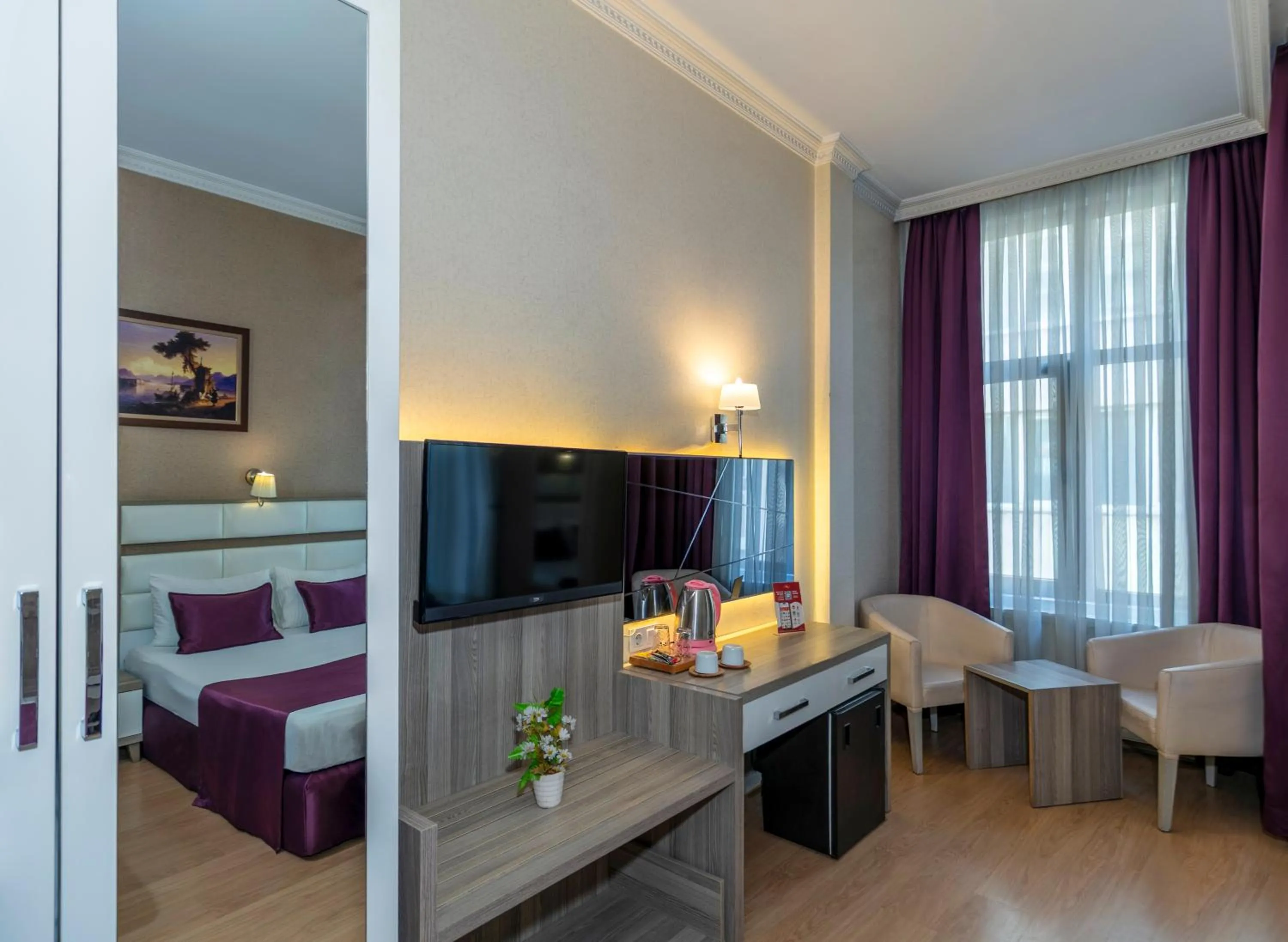 Bed in Nil Hotel İstanbul City Center