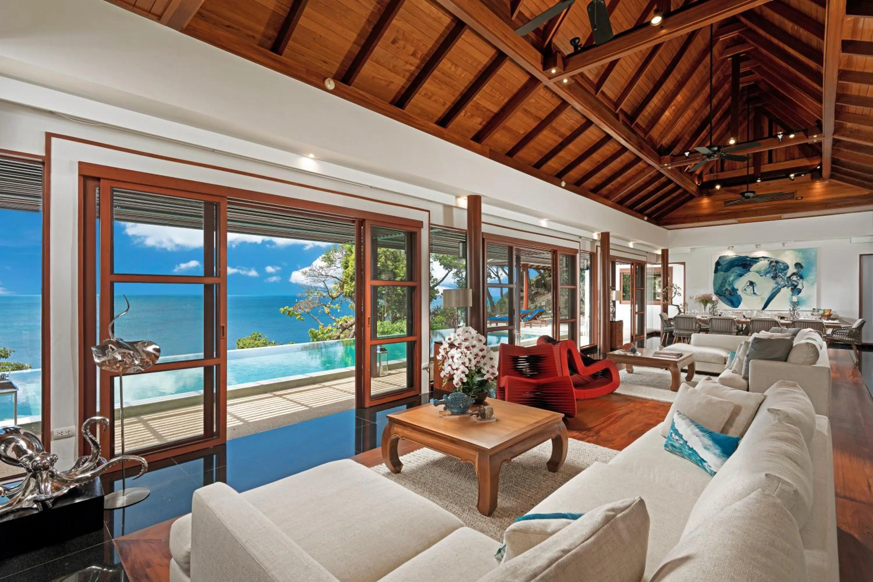 Living room in Villa Varya