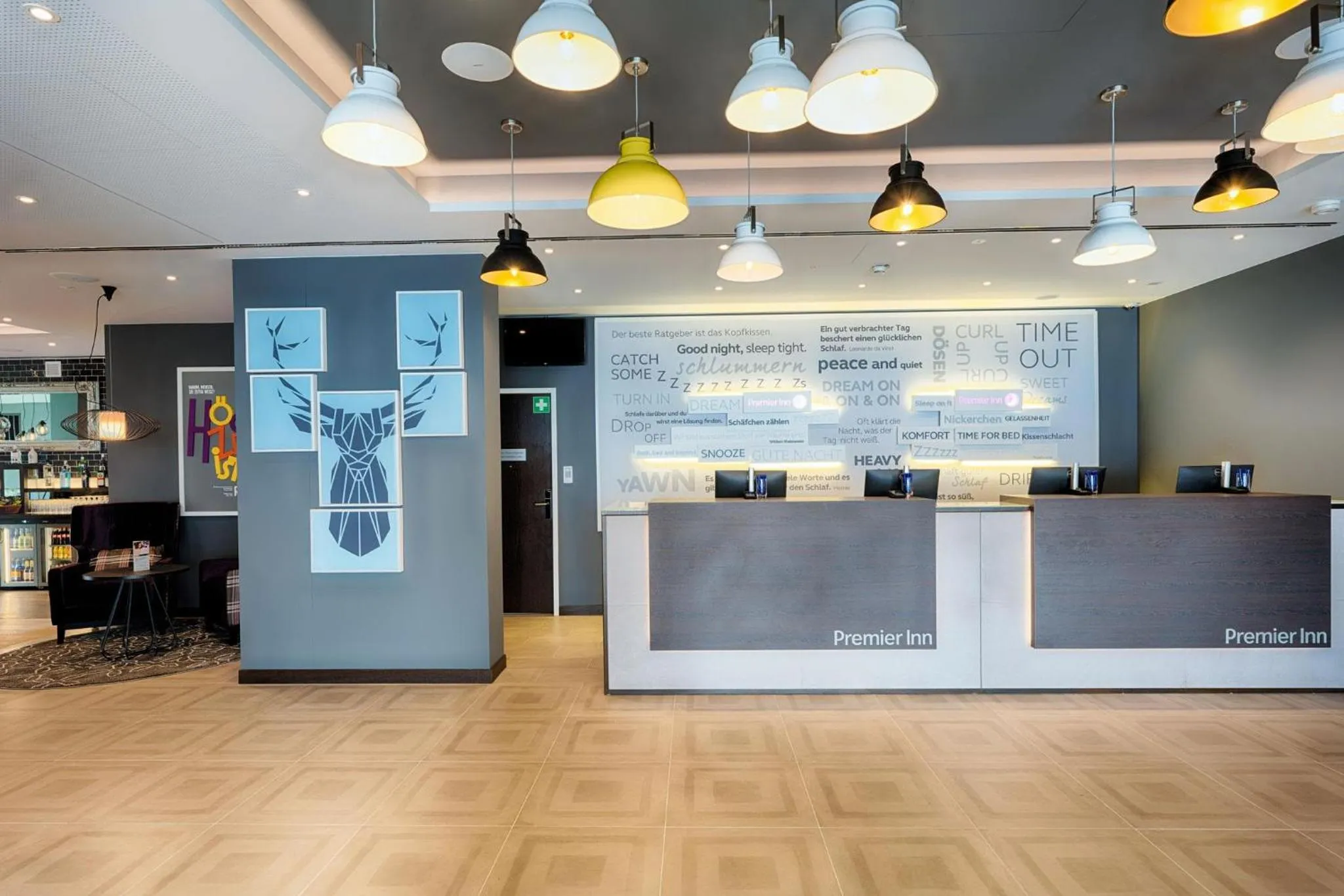 Lobby or reception in Premier Inn Berlin Airport