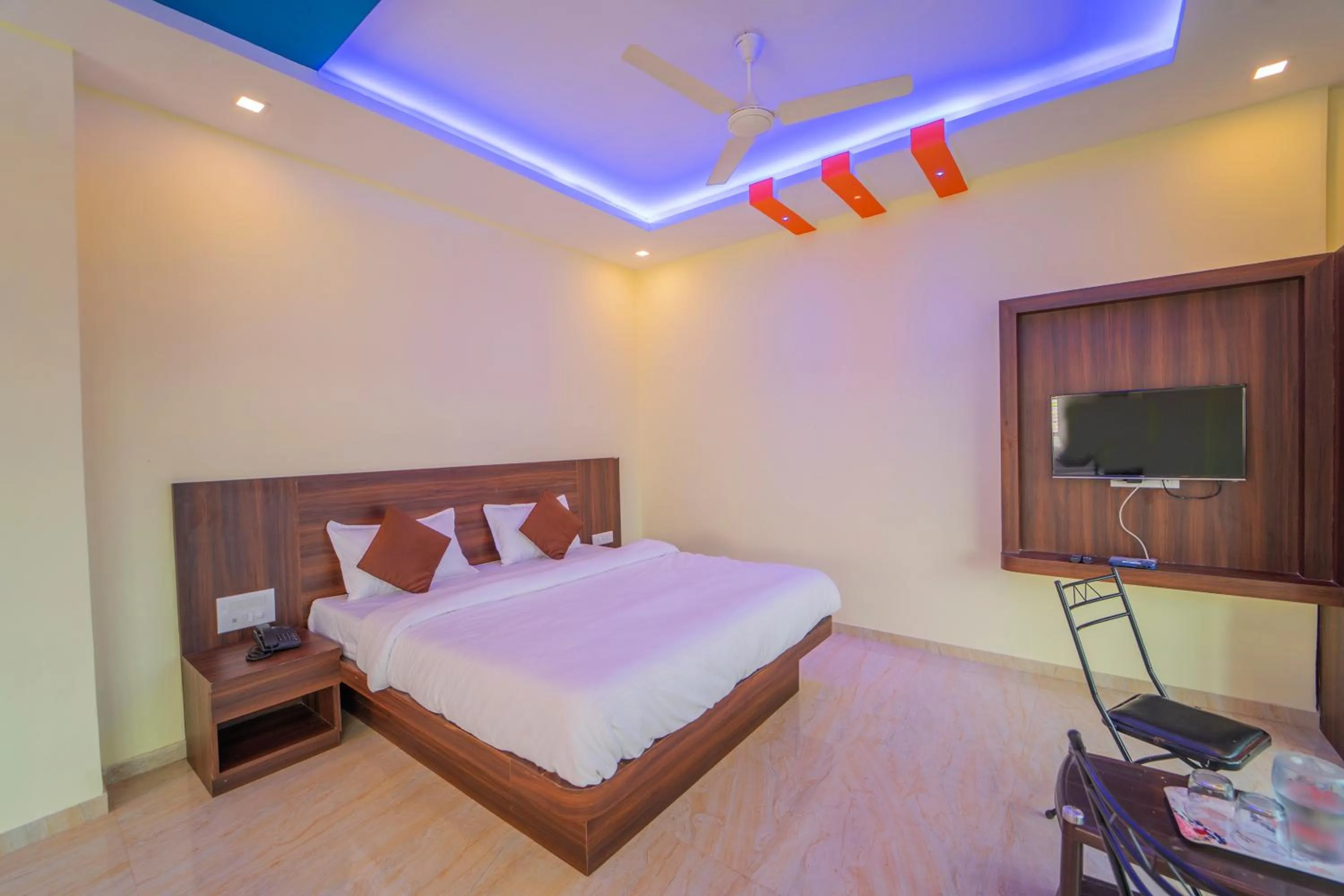 Bed in Veggies Residency