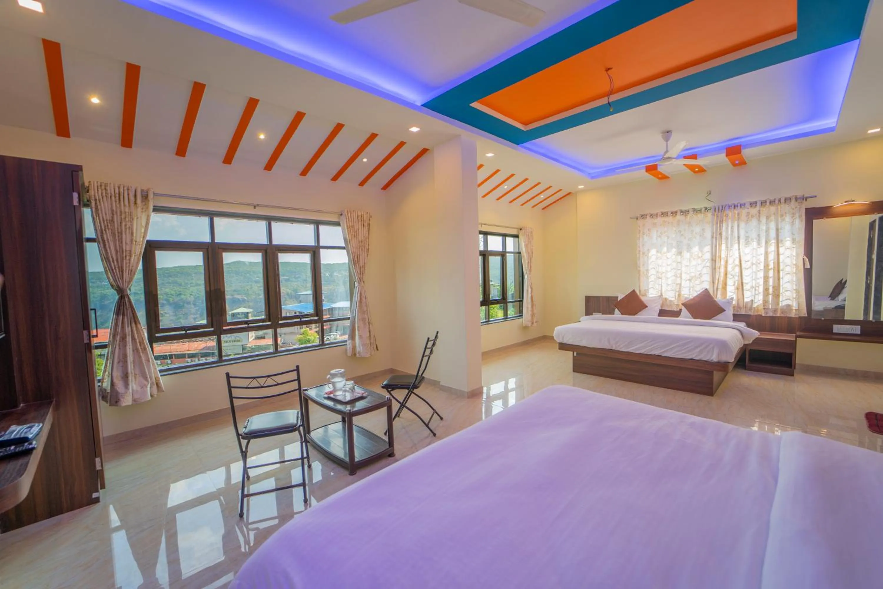 Bed in Veggies Residency