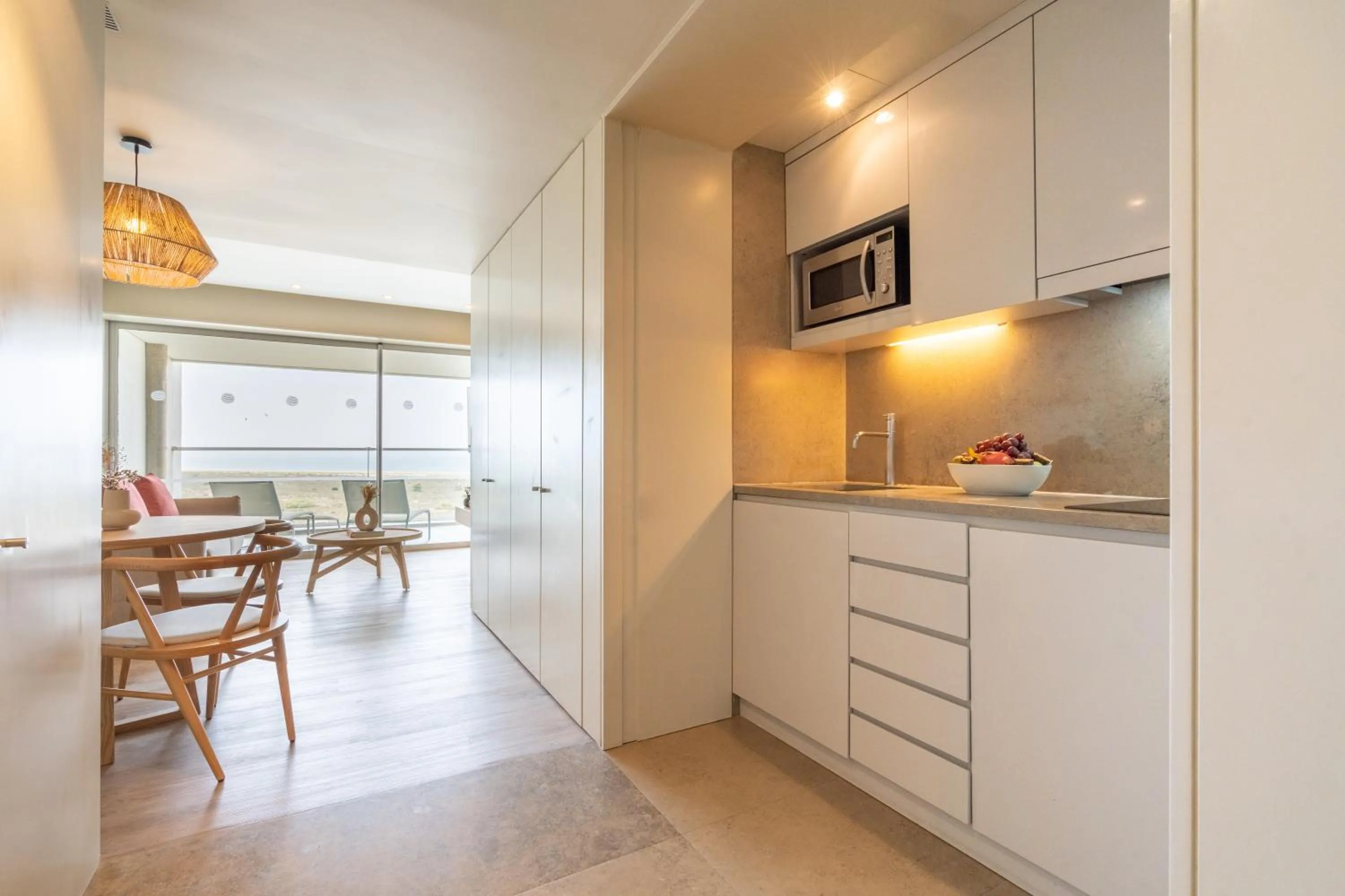 Kitchen or kitchenette in Aqualuz Troia Mar by The Editory