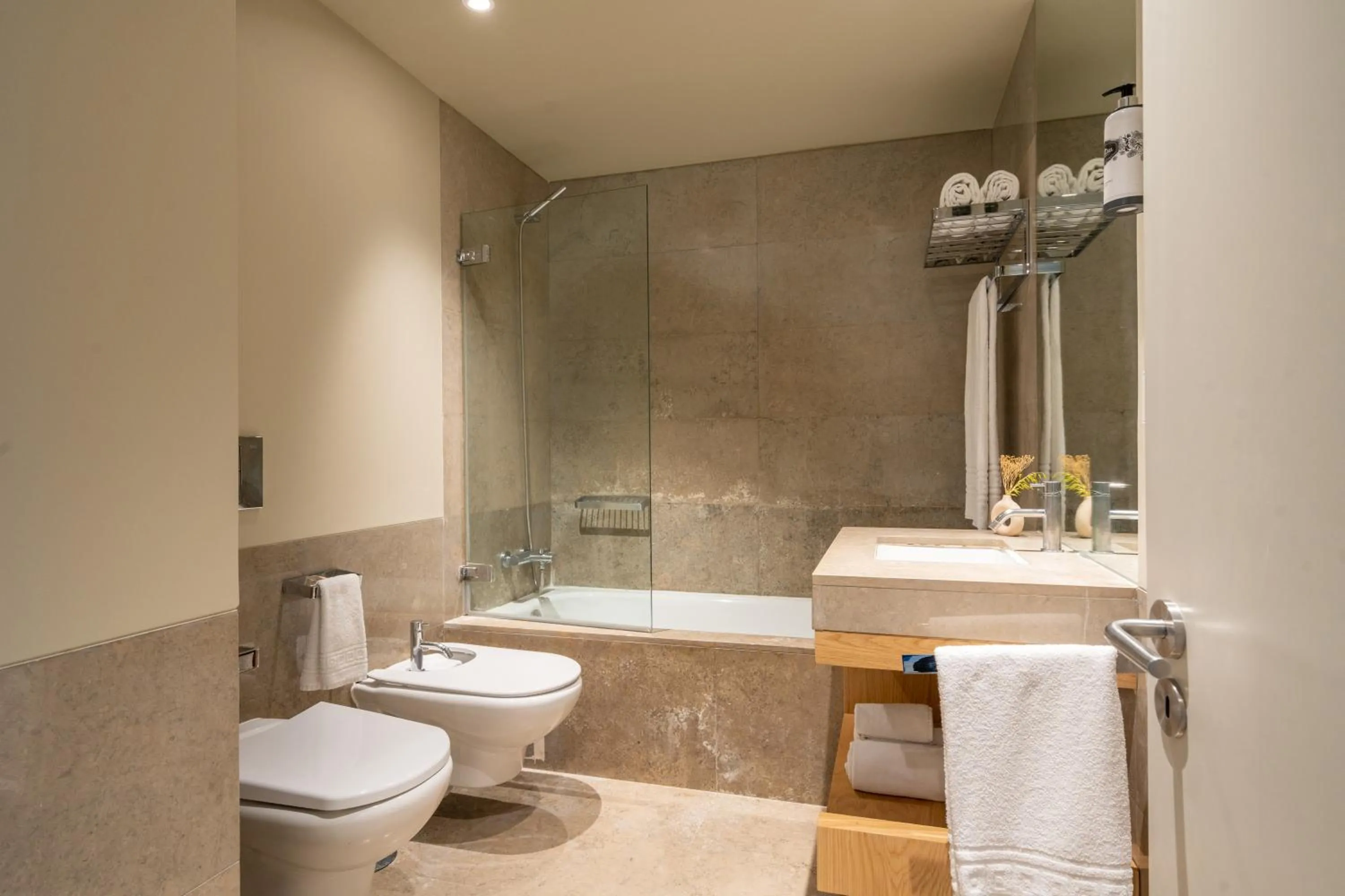 Bathroom in Aqualuz Troia Mar by The Editory