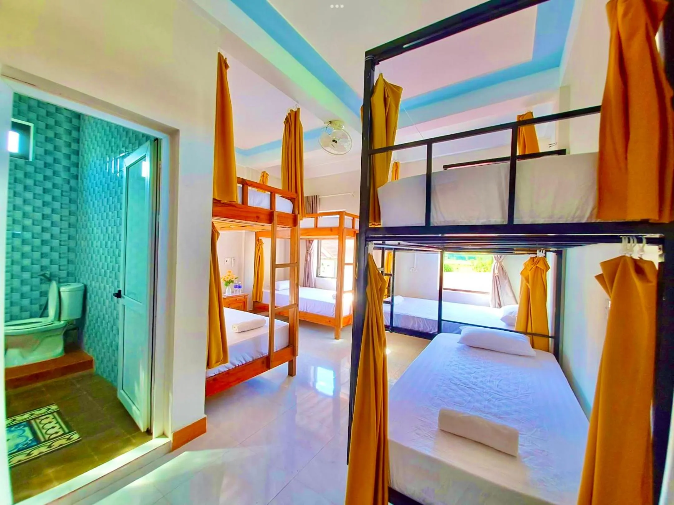 Bed in YoLo Pool Bar Villas & Garden Restaurant