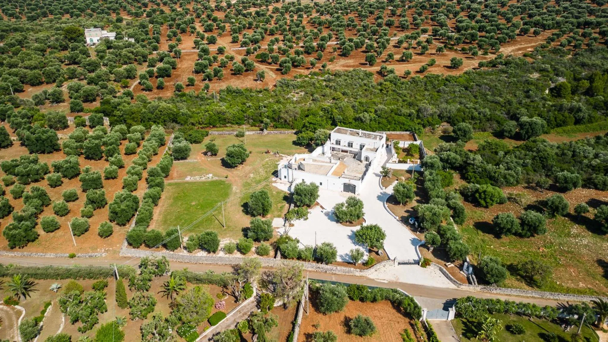 Bird's eye view in Masseria Abadia Uno