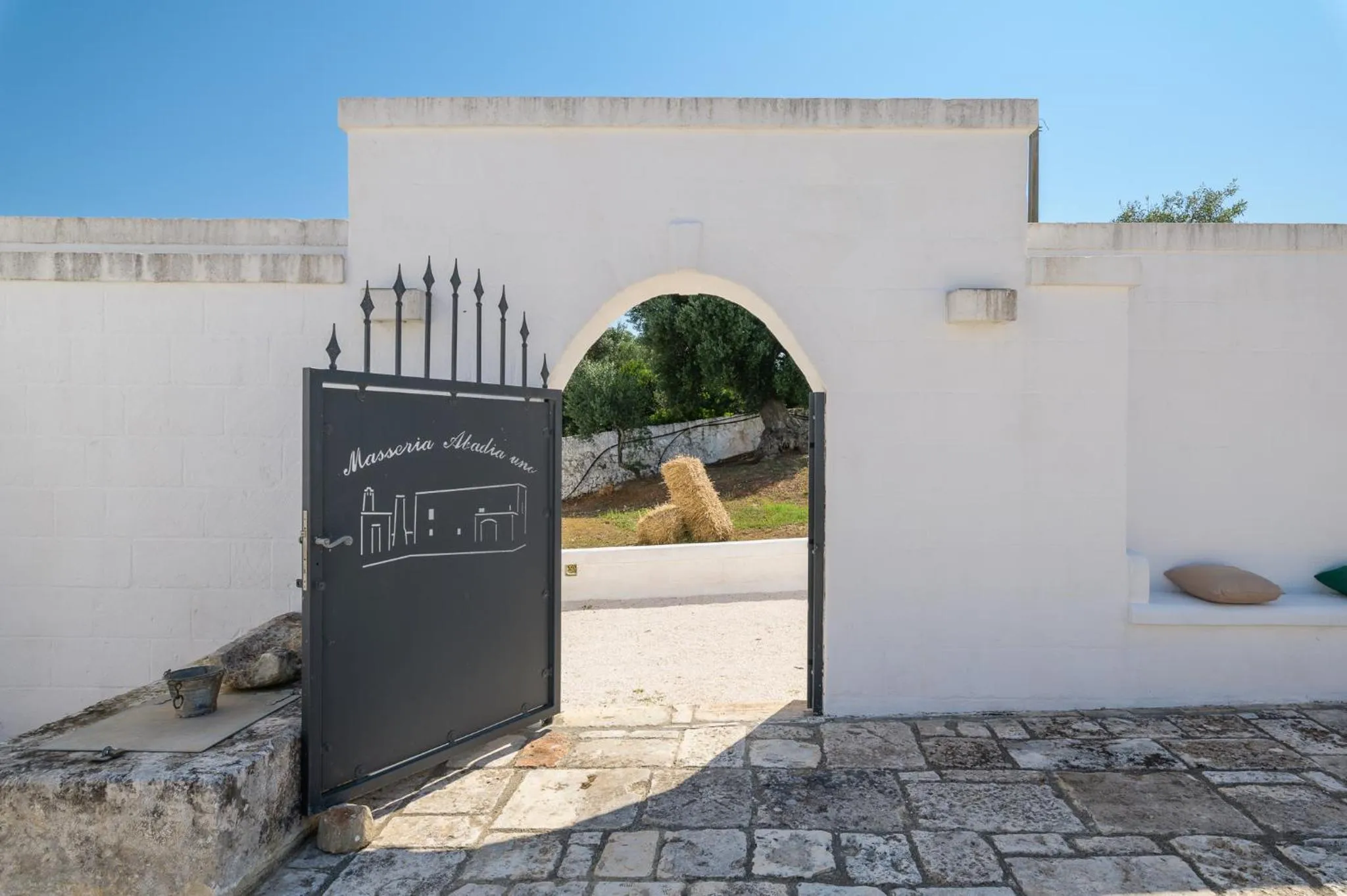 Facade/entrance in Masseria Abadia Uno