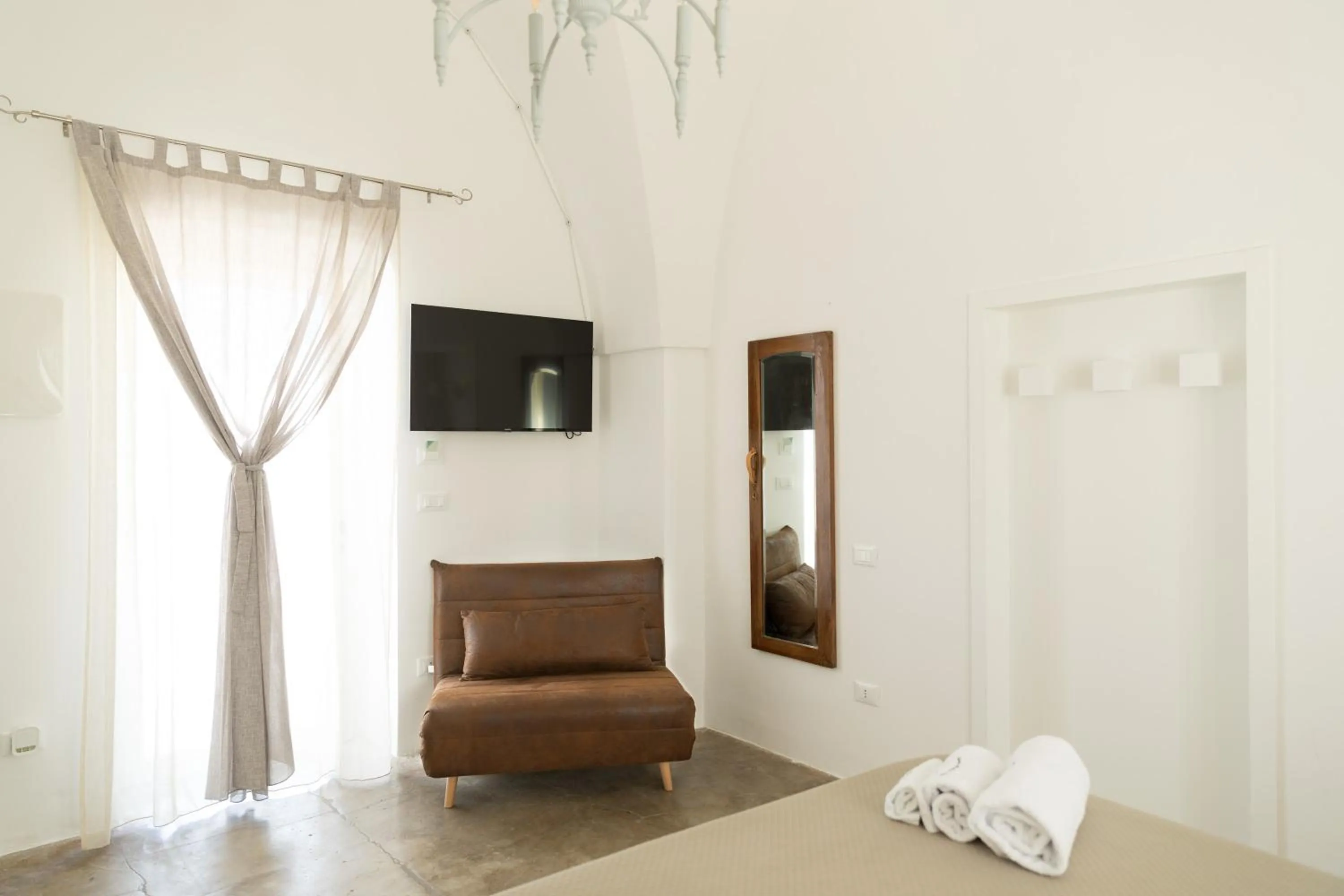 Bed in Masseria Abadia Uno